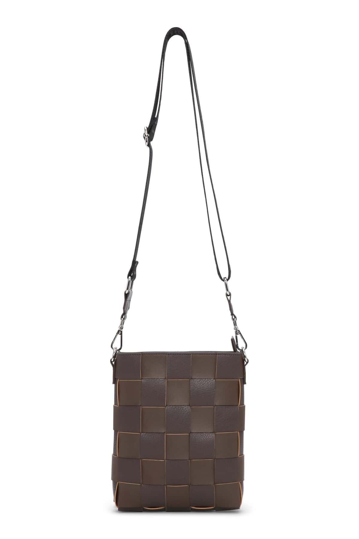 Squared Braided Crossbody Bag