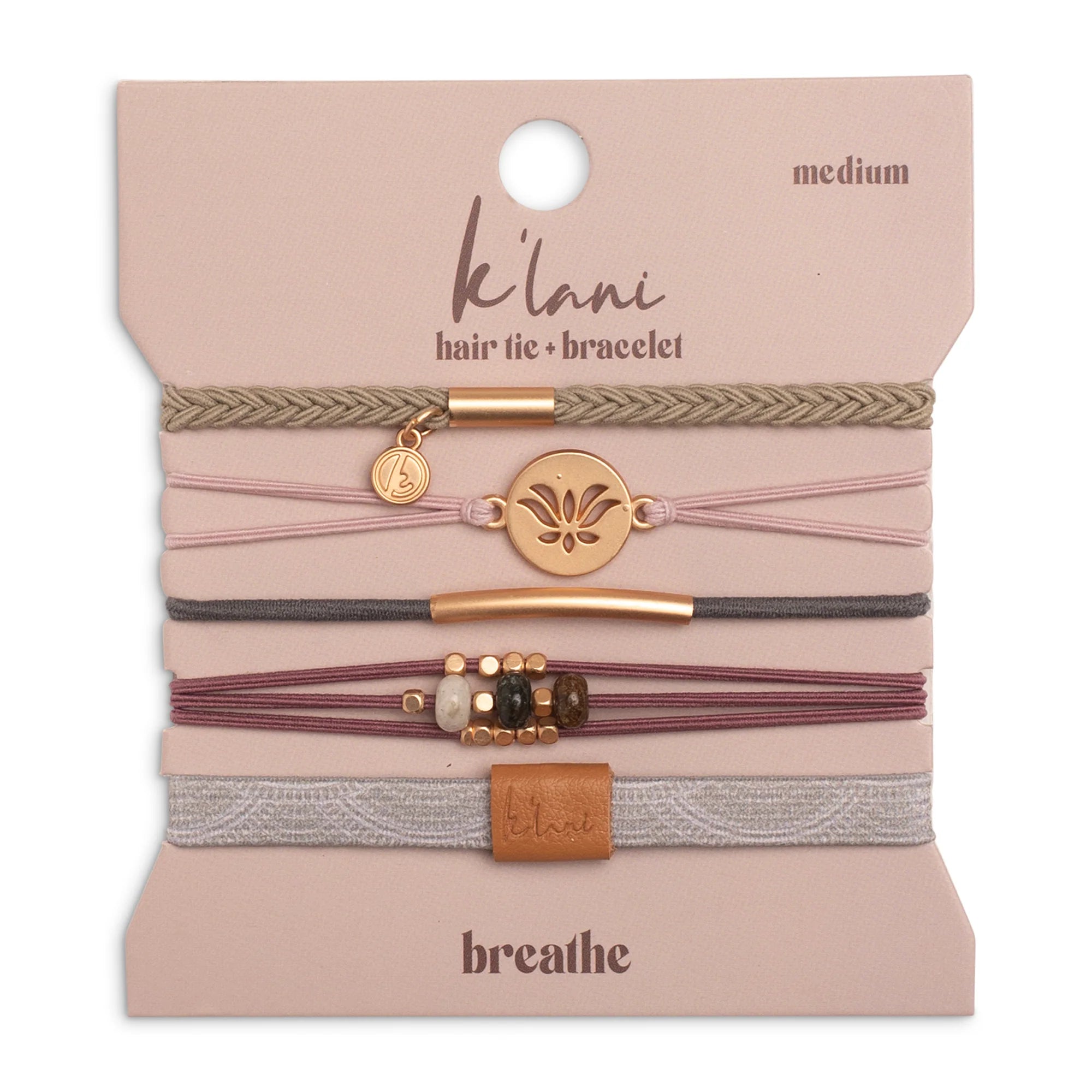 BREATHE Hair Tie Bracelet
