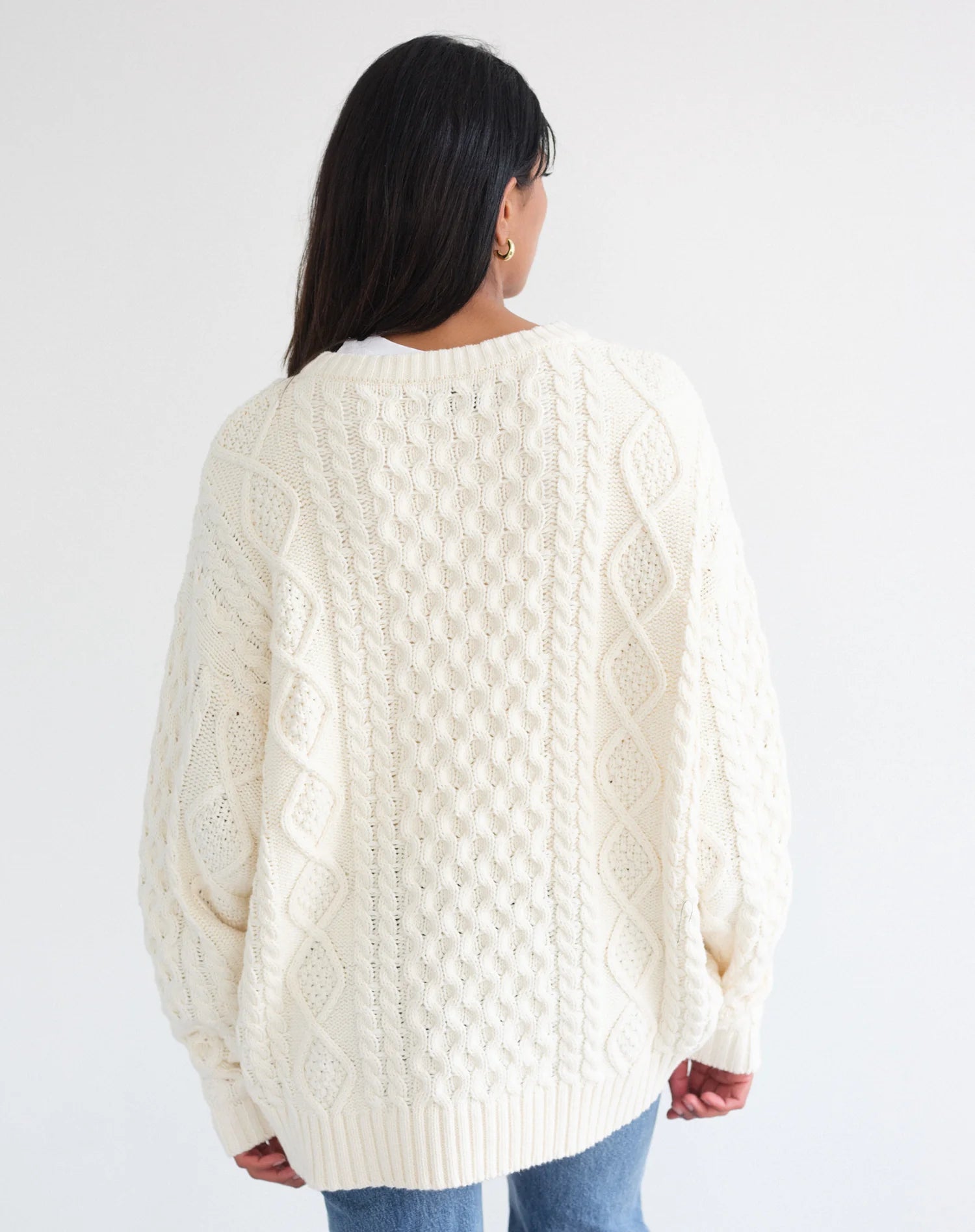 Irish Cable Oversized Sweater