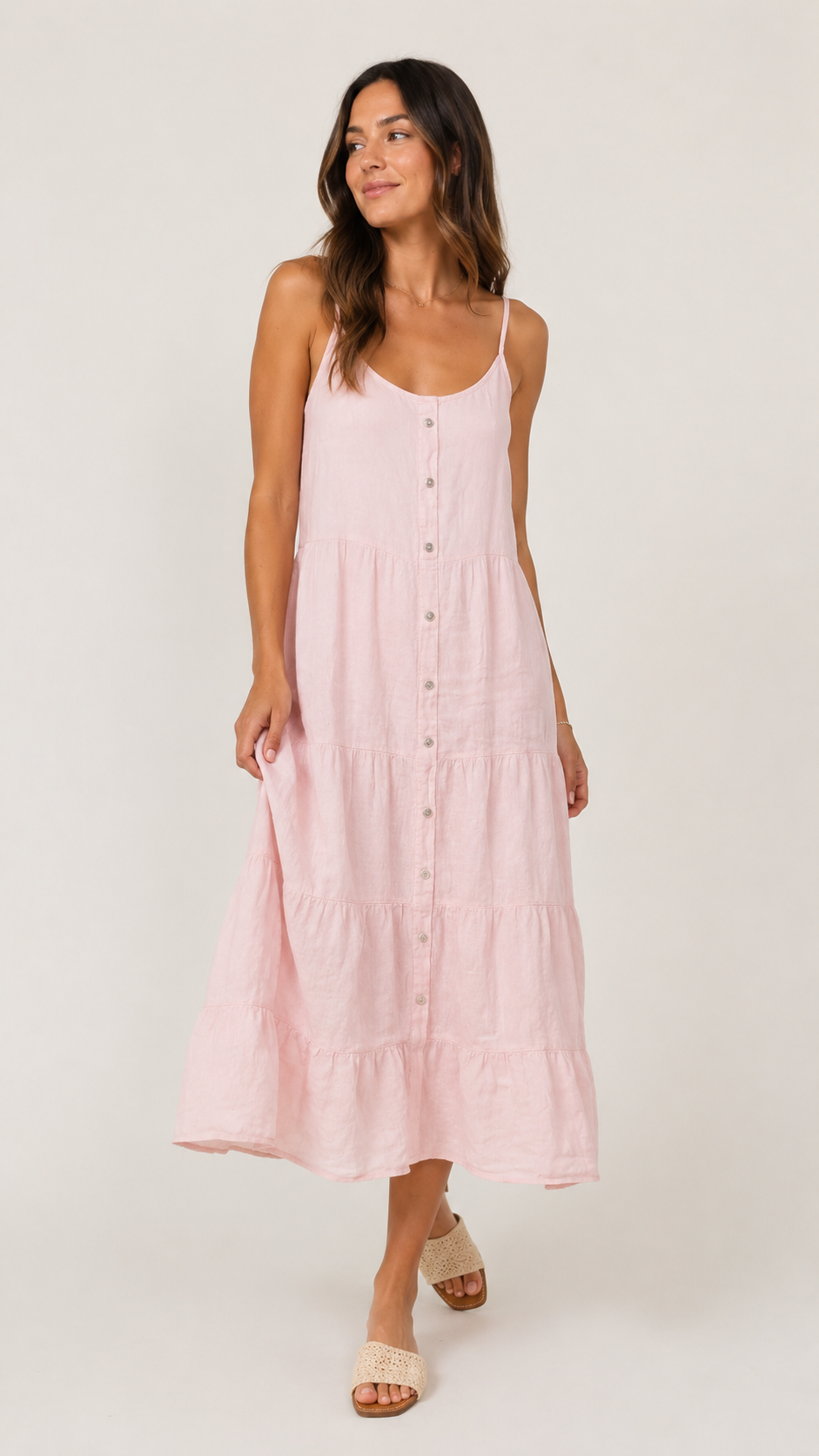 Button Detail Dress