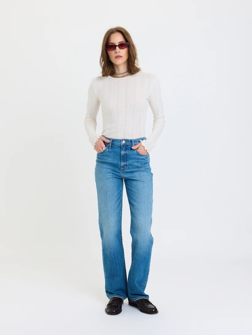 Sundaze High Rise Vintage Straight Jean