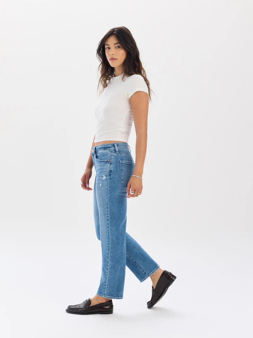 Rebel Mid Rise Slim Straight