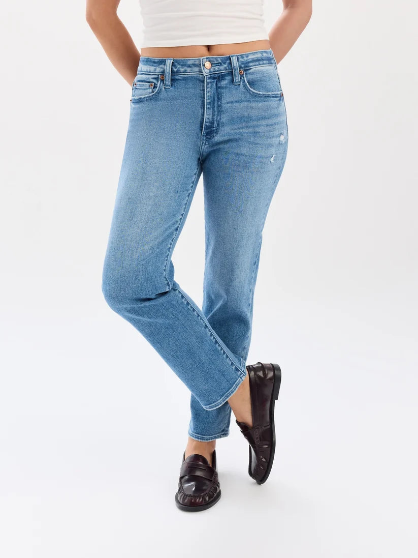 Rebel Mid Rise Slim Straight