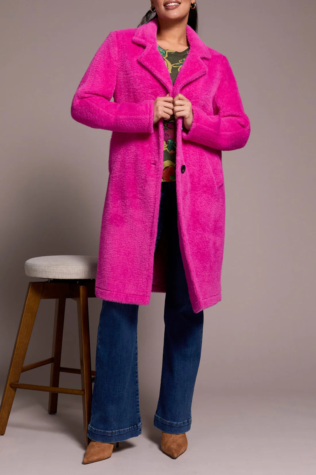 Button Front Coat