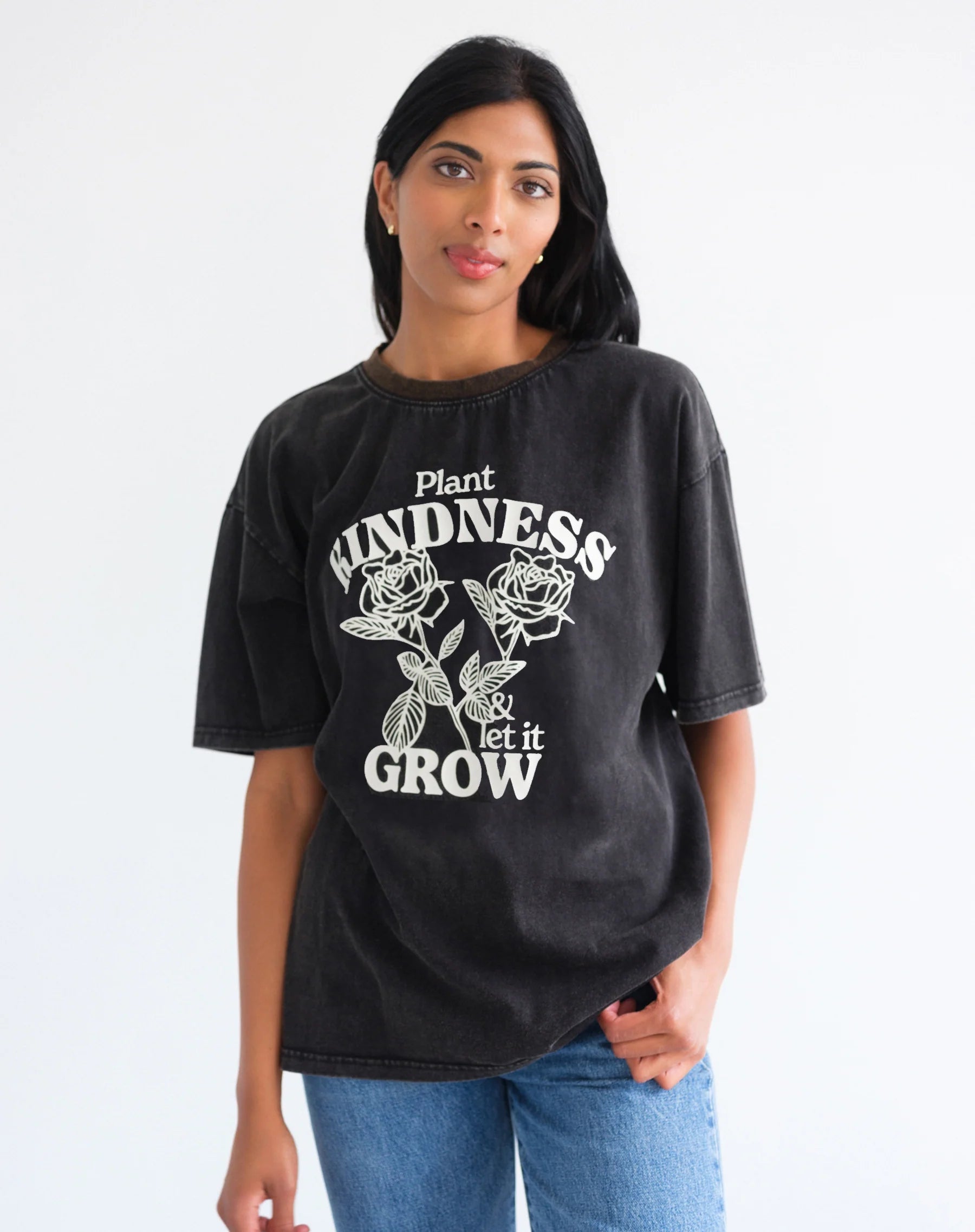 Plant Kindness Oversized Tee