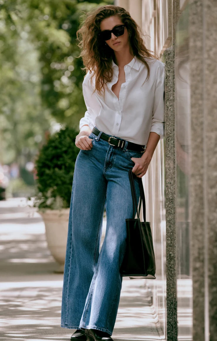 the Head Turner High Rise Wide Jean