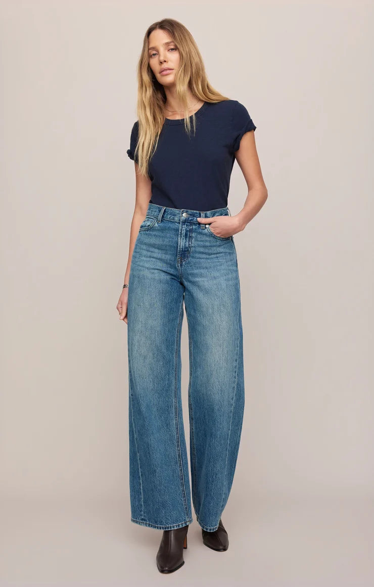 the Head Turner High Rise Wide Jean