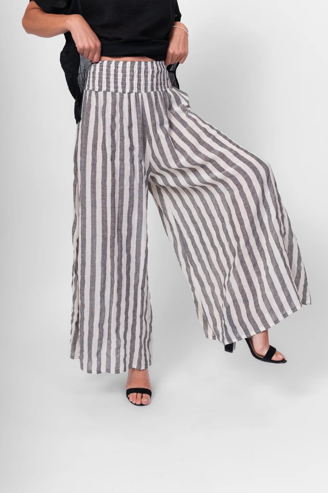 Palazzo Linen Pant