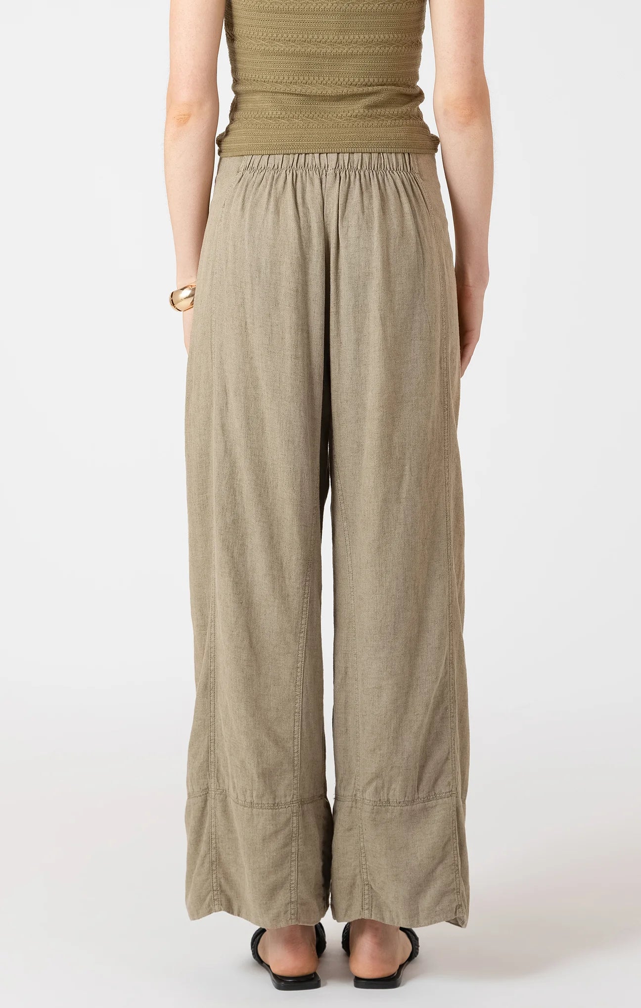 Wide Leg Linen Pant