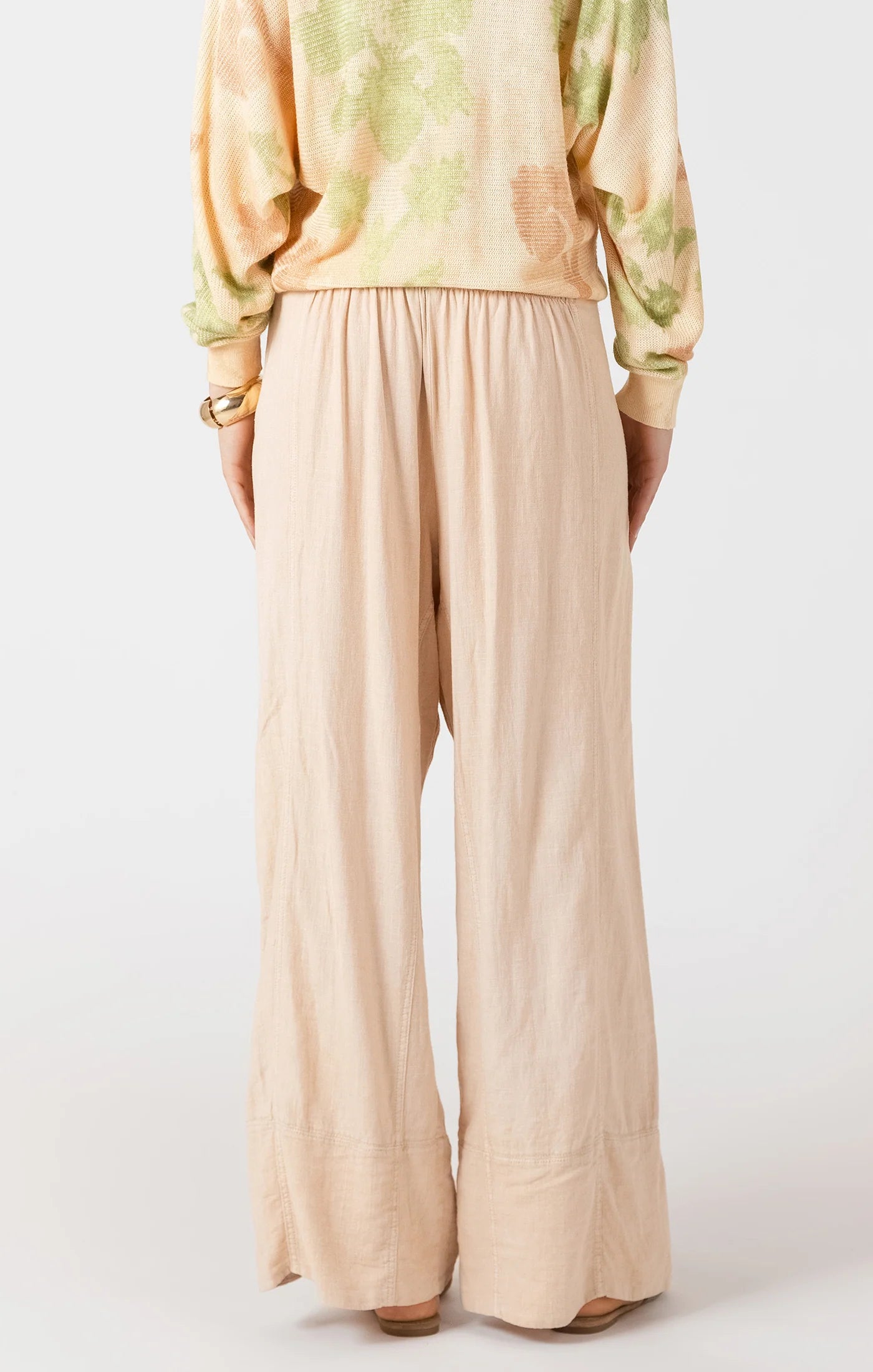 Wide Leg Linen Pant