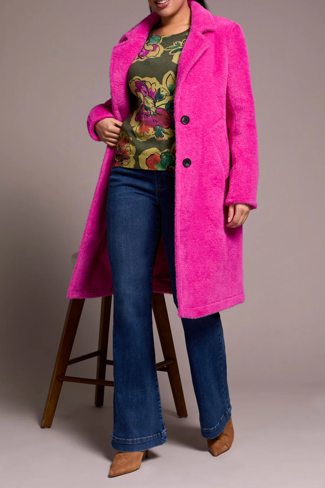 Button Front Coat