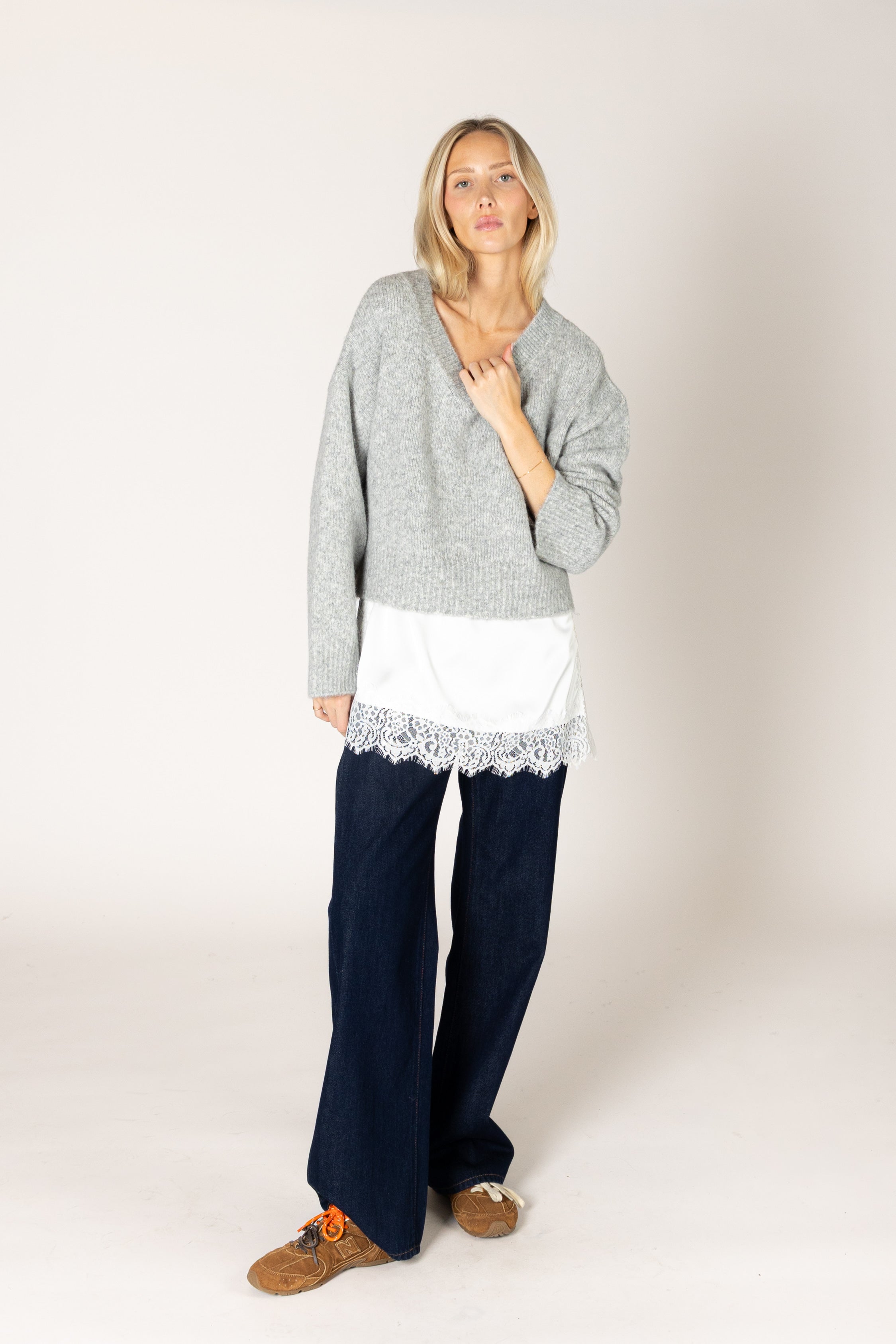 EttaLuxe V Sweater