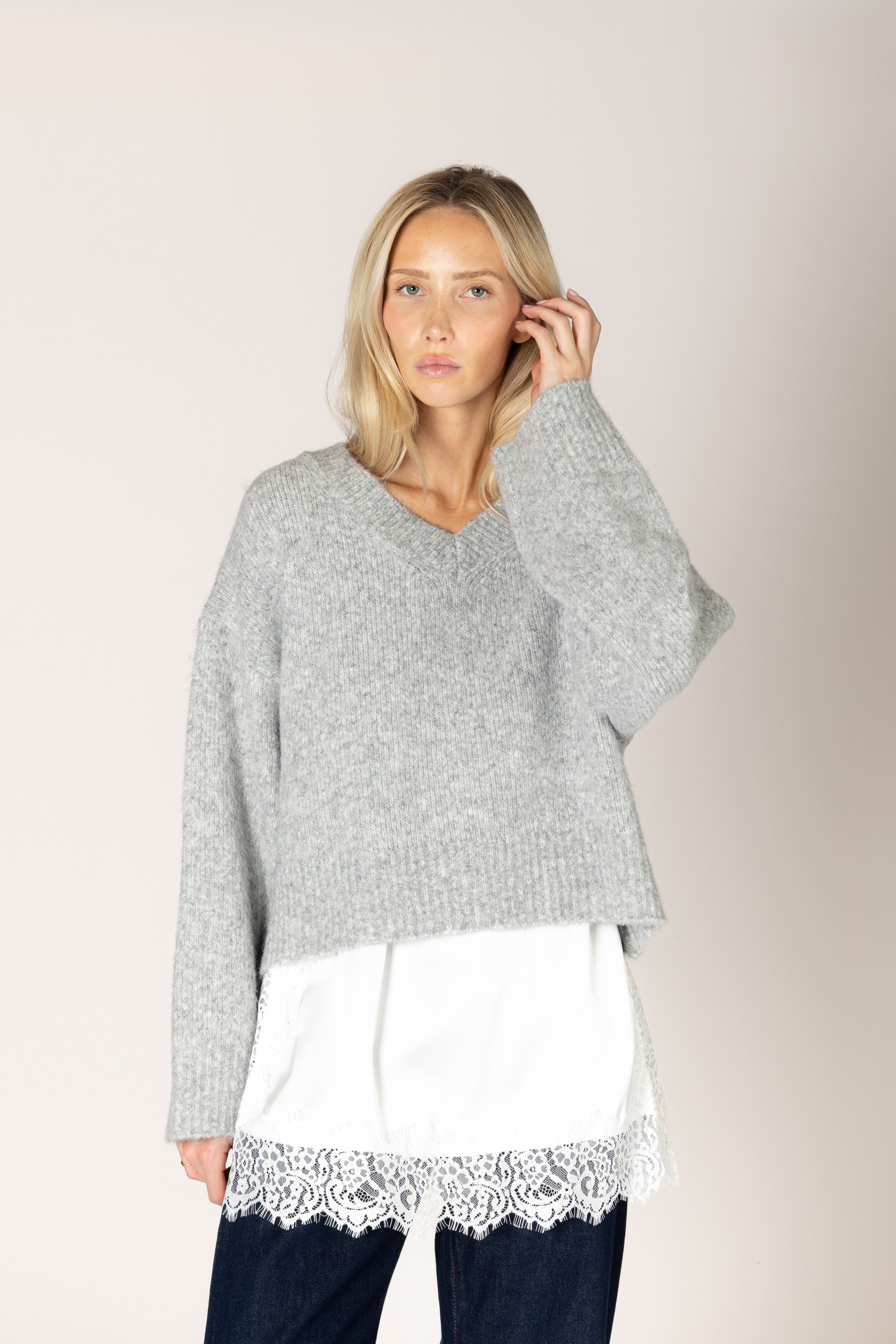 EttaLuxe V Sweater