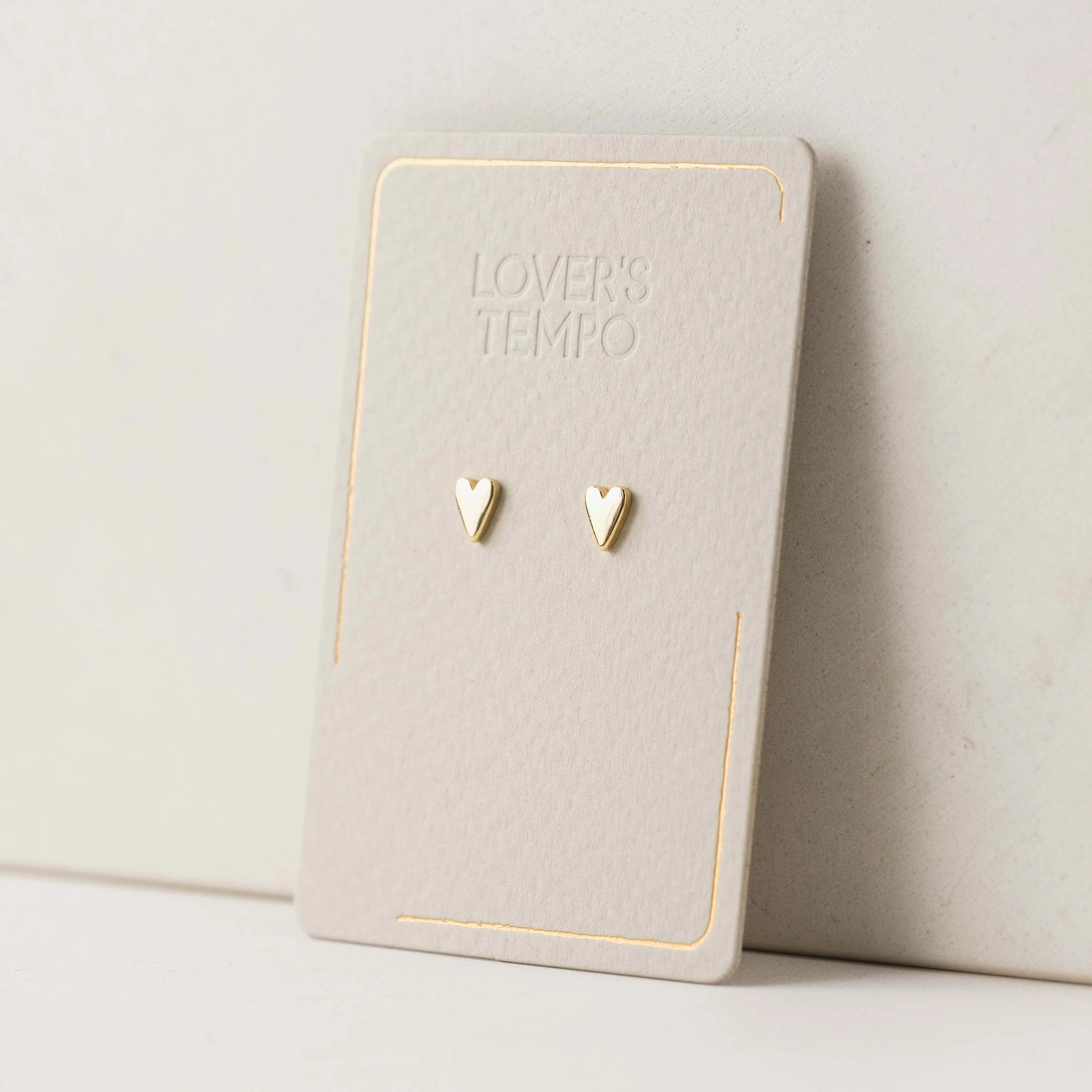 Everly Heart Stud Earrings