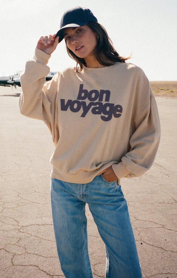 Bon Voyage Sunday Sweatshirt