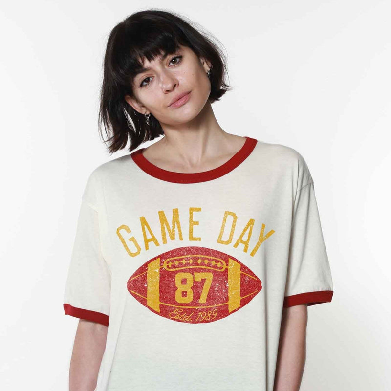 Game Day Slouchy Ringer Tee