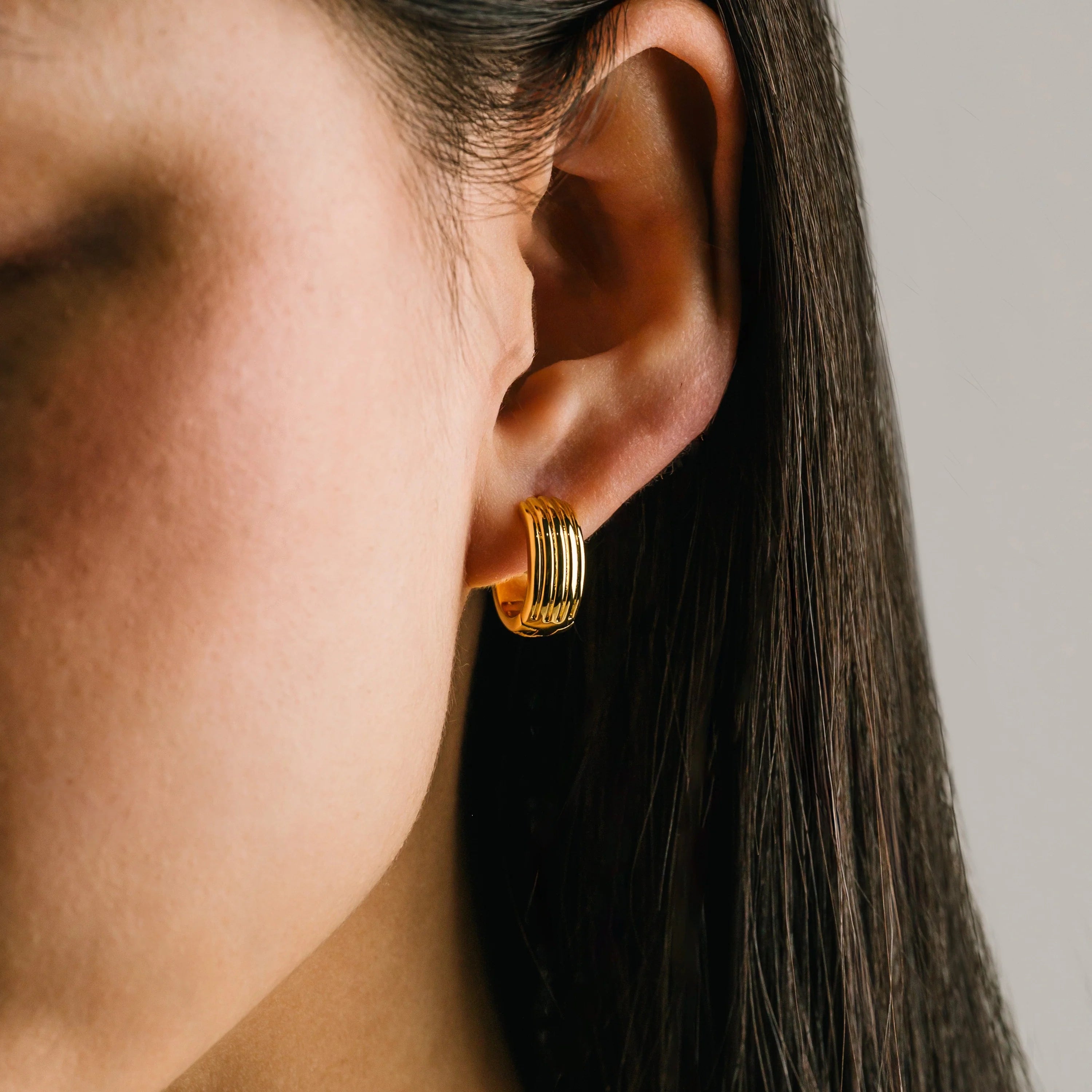 Groove Hoop Earrings