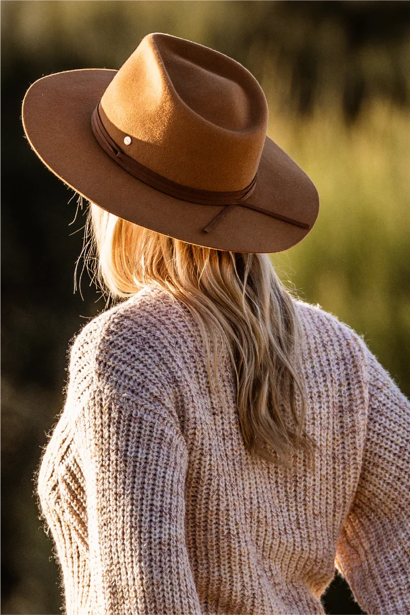 Alice Wide Brim Fedora Hat
