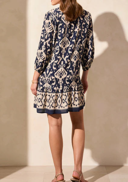 Border Print Dress