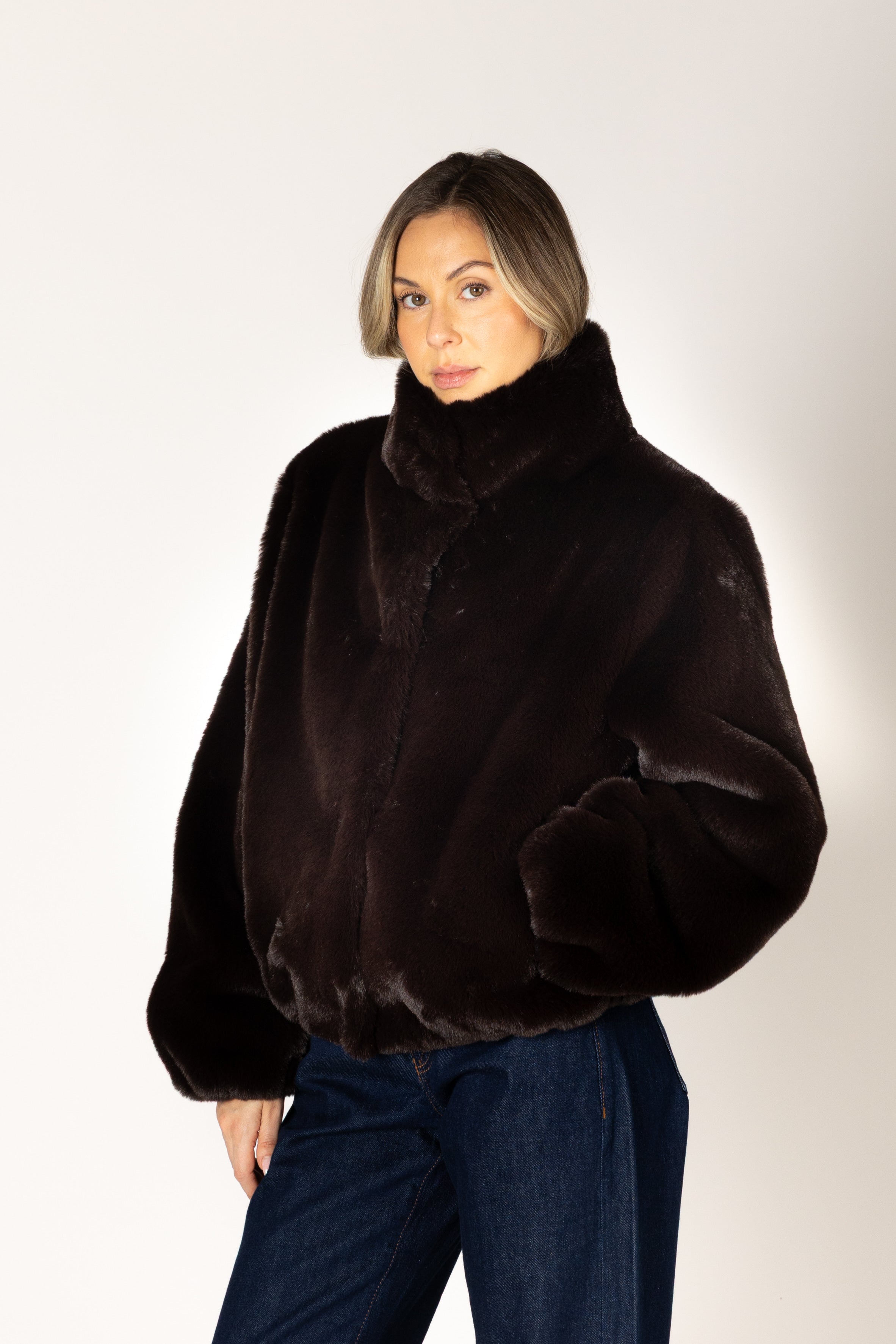 Kendra Faux Fur Short Coat