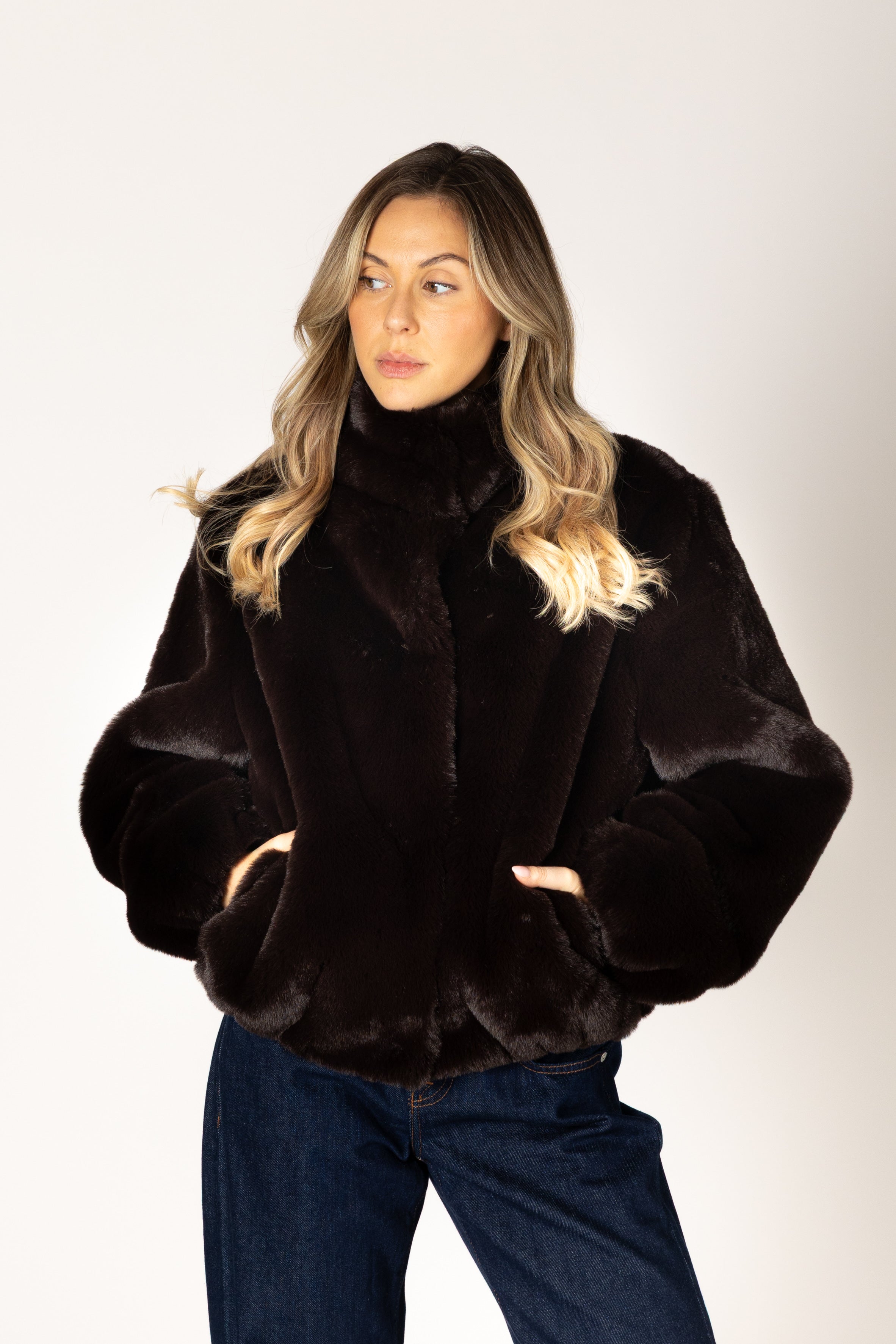 Kendra Faux Fur Short Coat