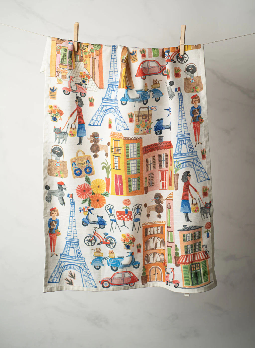 Ooh LaLa House Tea Towel