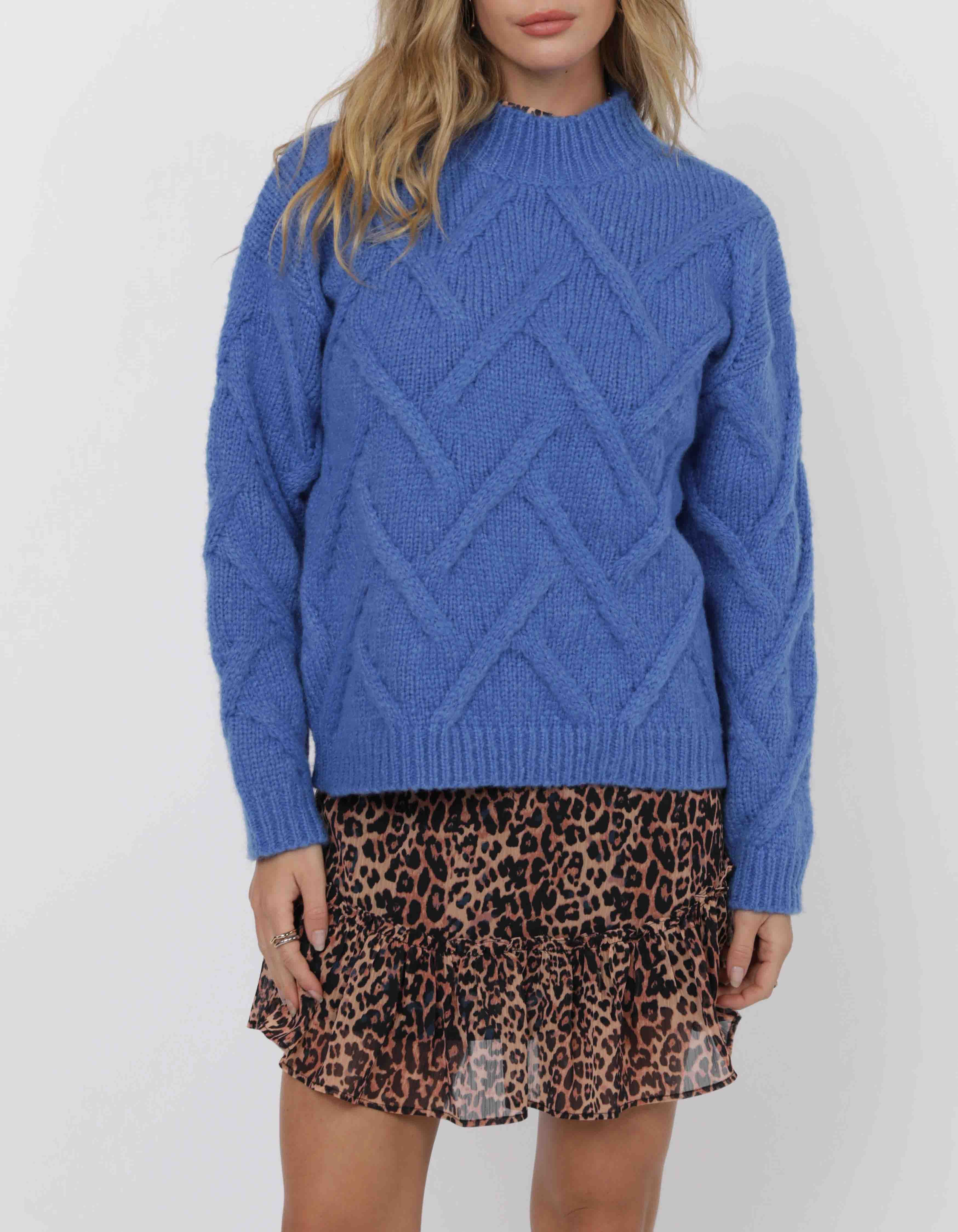 On Stage Mock Neck Sweater