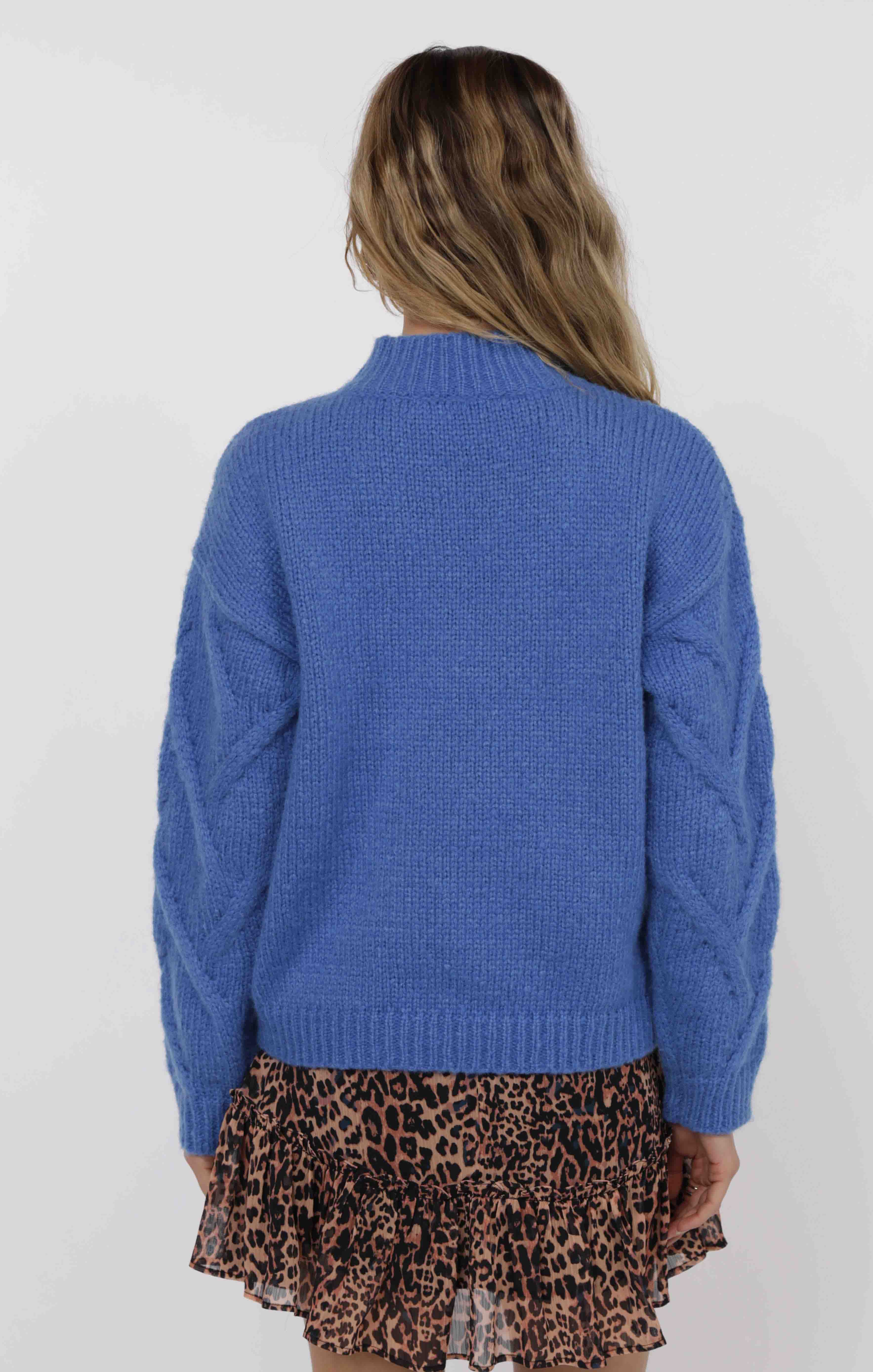 On Stage Mock Neck Sweater