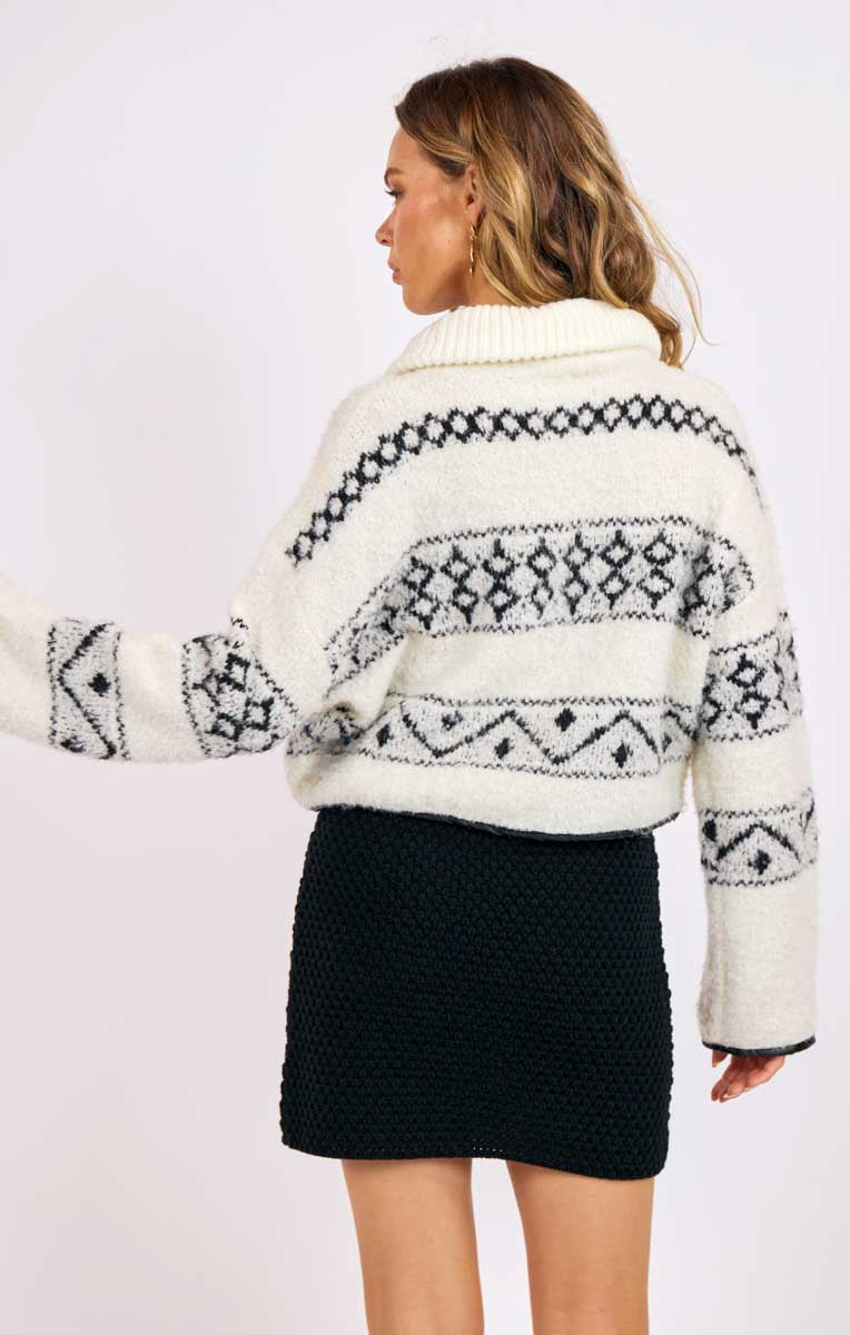 Mountain Roads Half Zip Sweater