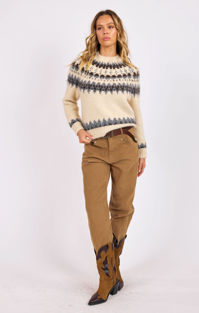 Montana Sky Fairisle Sweater