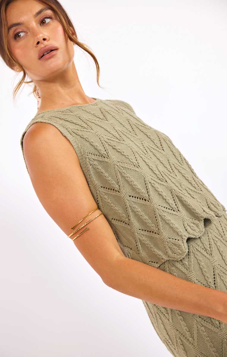 Succulent Sweater Tank