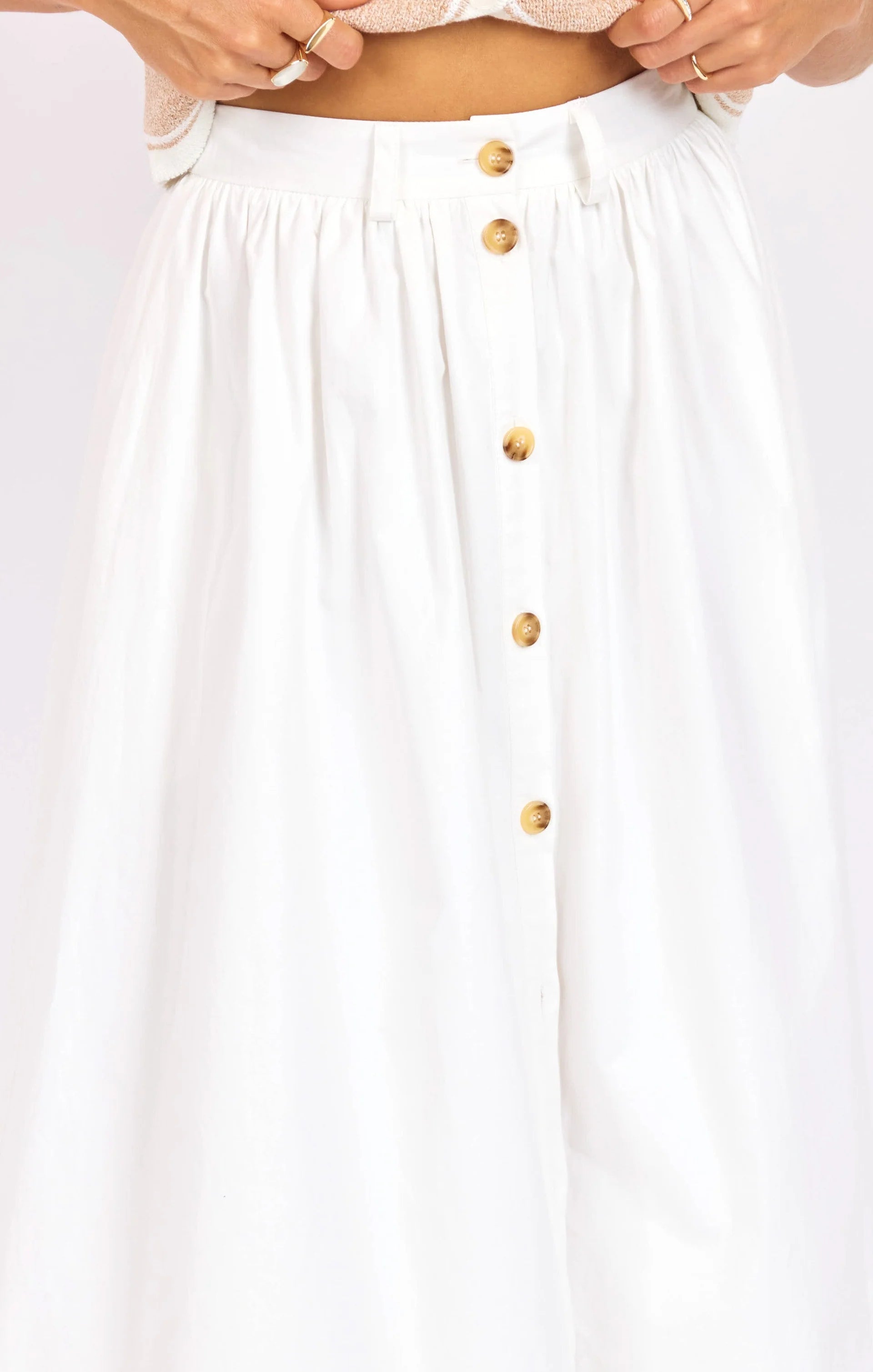 Lily Pond Midi Skirt