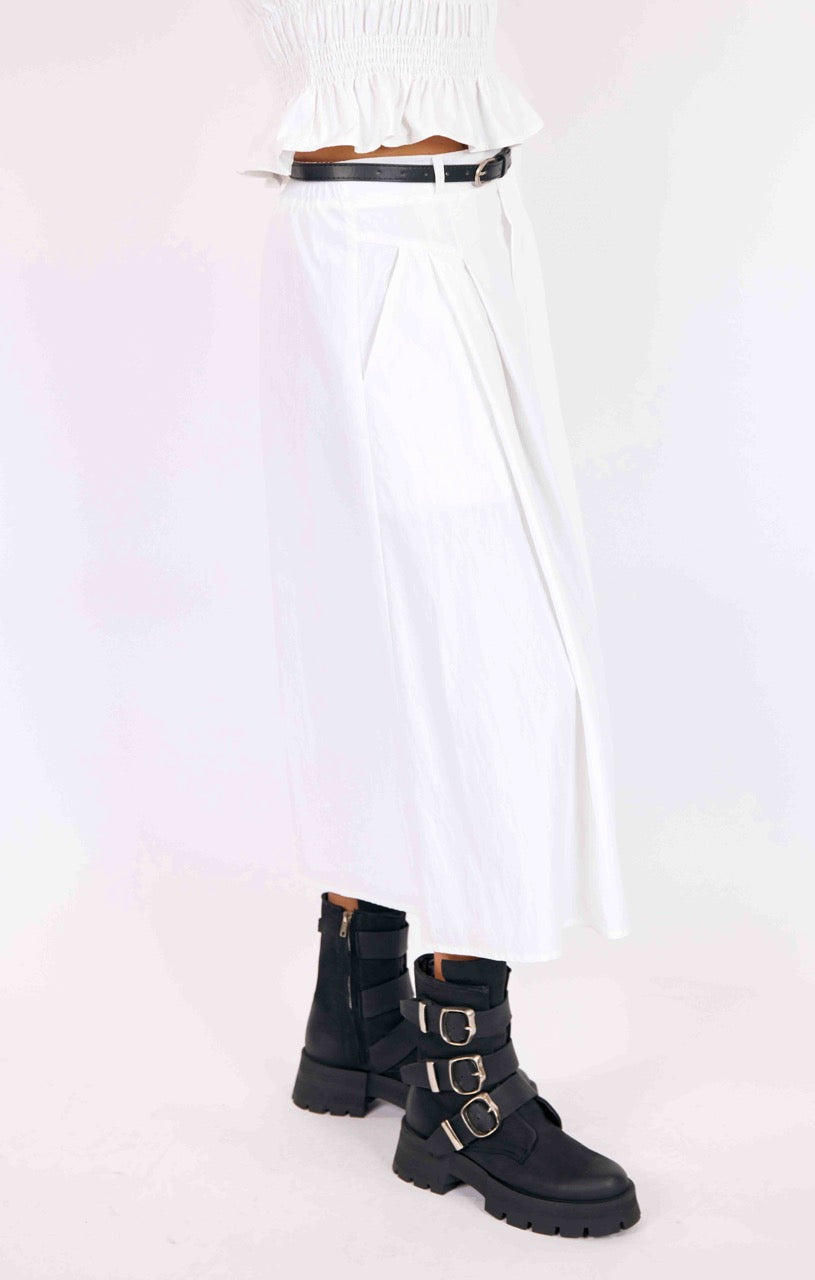 Central Park Midi Skirt w Belt