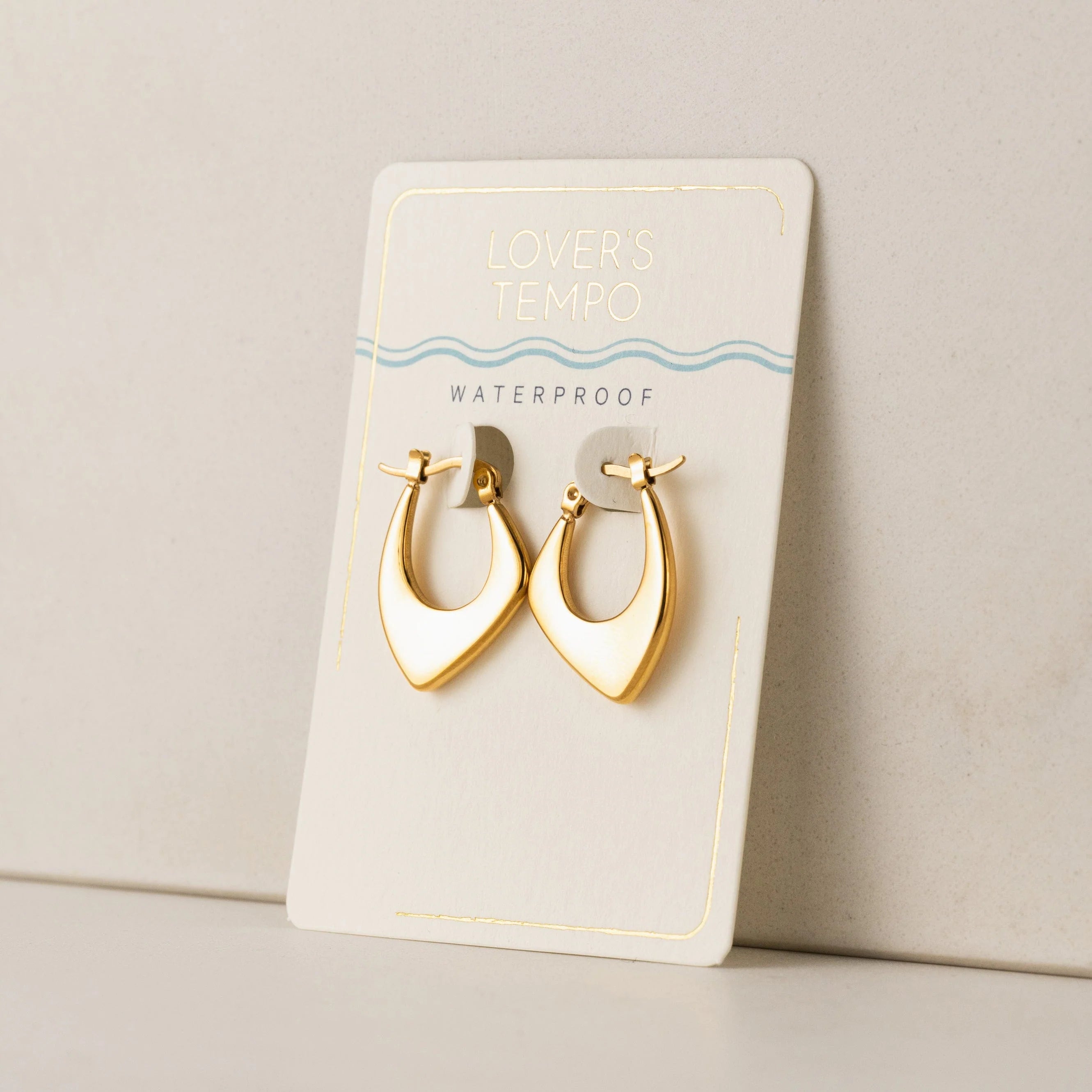 Lila Hoop Earring