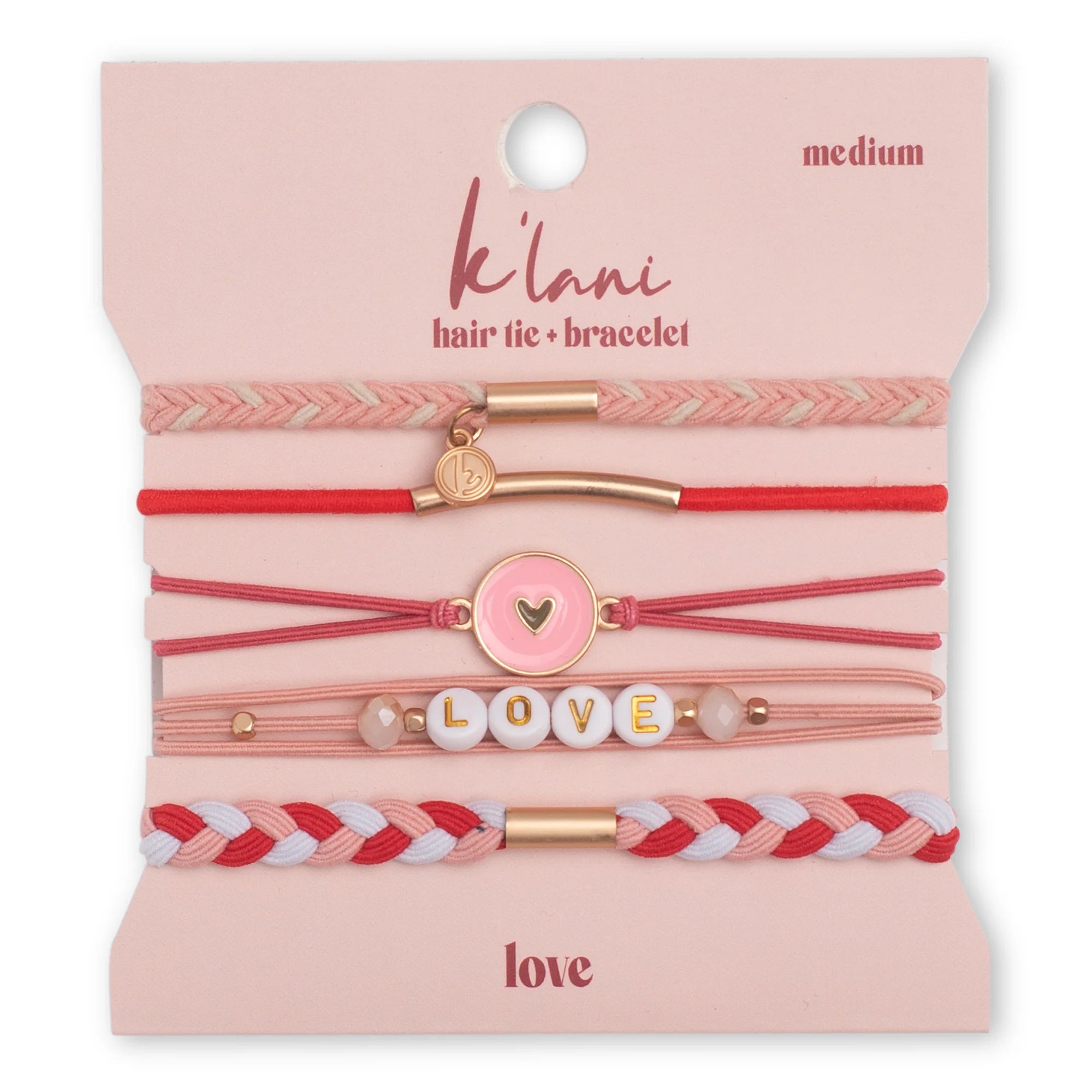 LOVE Hair Tie Bracelets