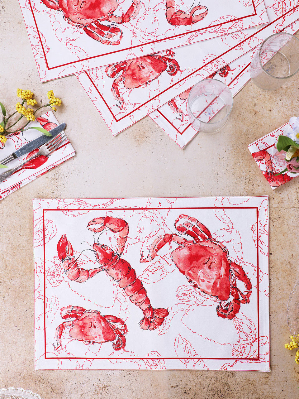 Feeling Crabby Placemats