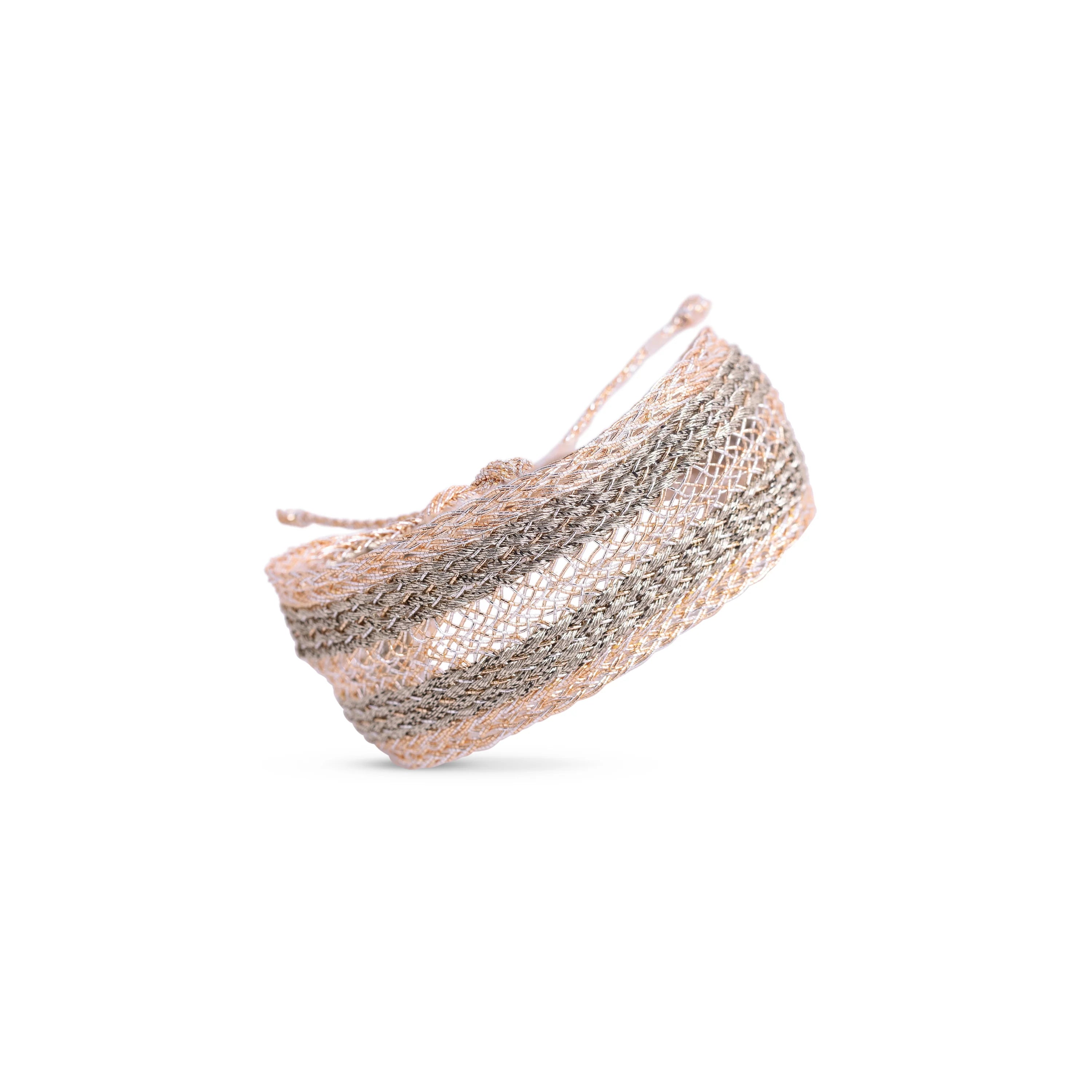 MAXI YULA N°3 BRACELET in Peach Moss