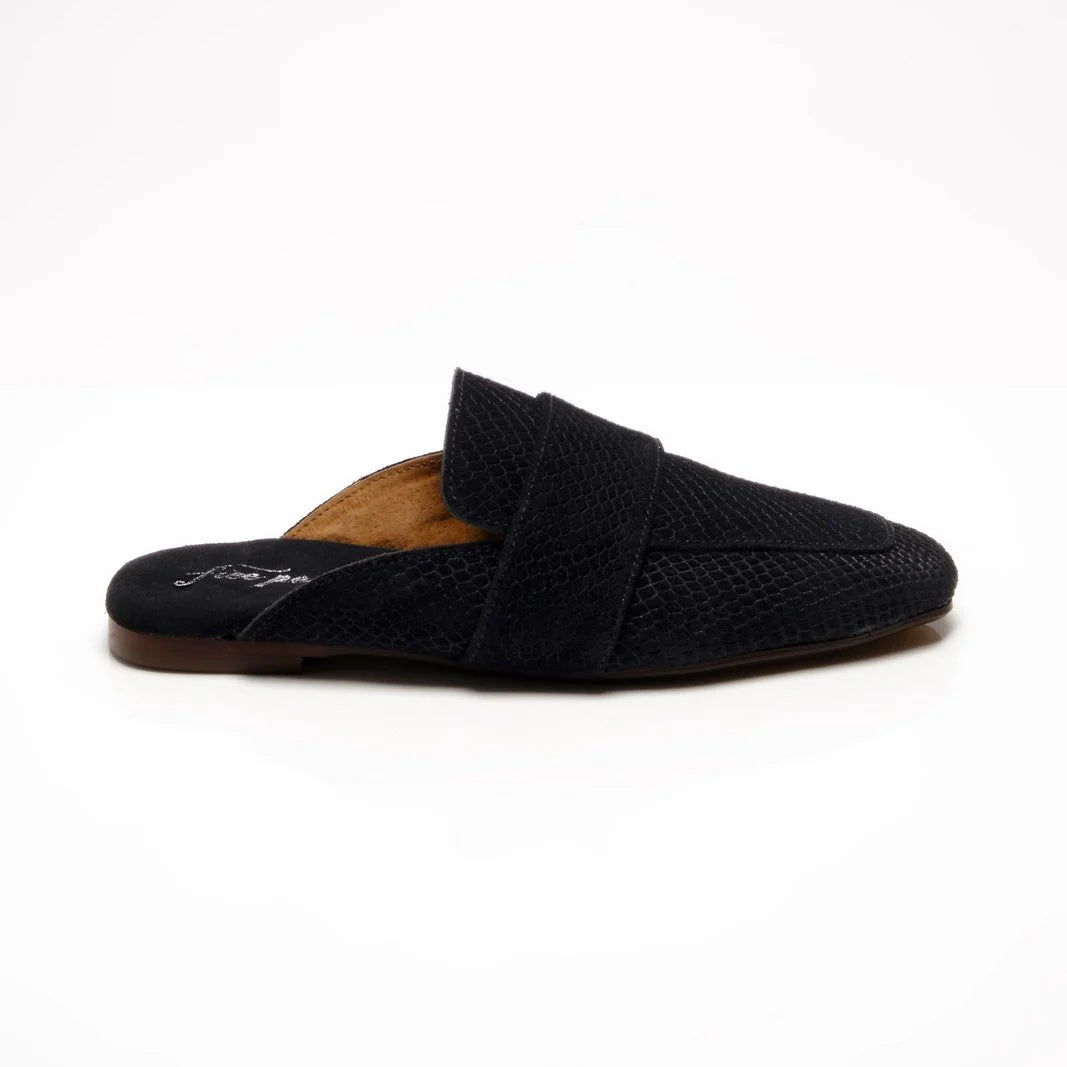 At Ease Suede Snack Embossed Loafer