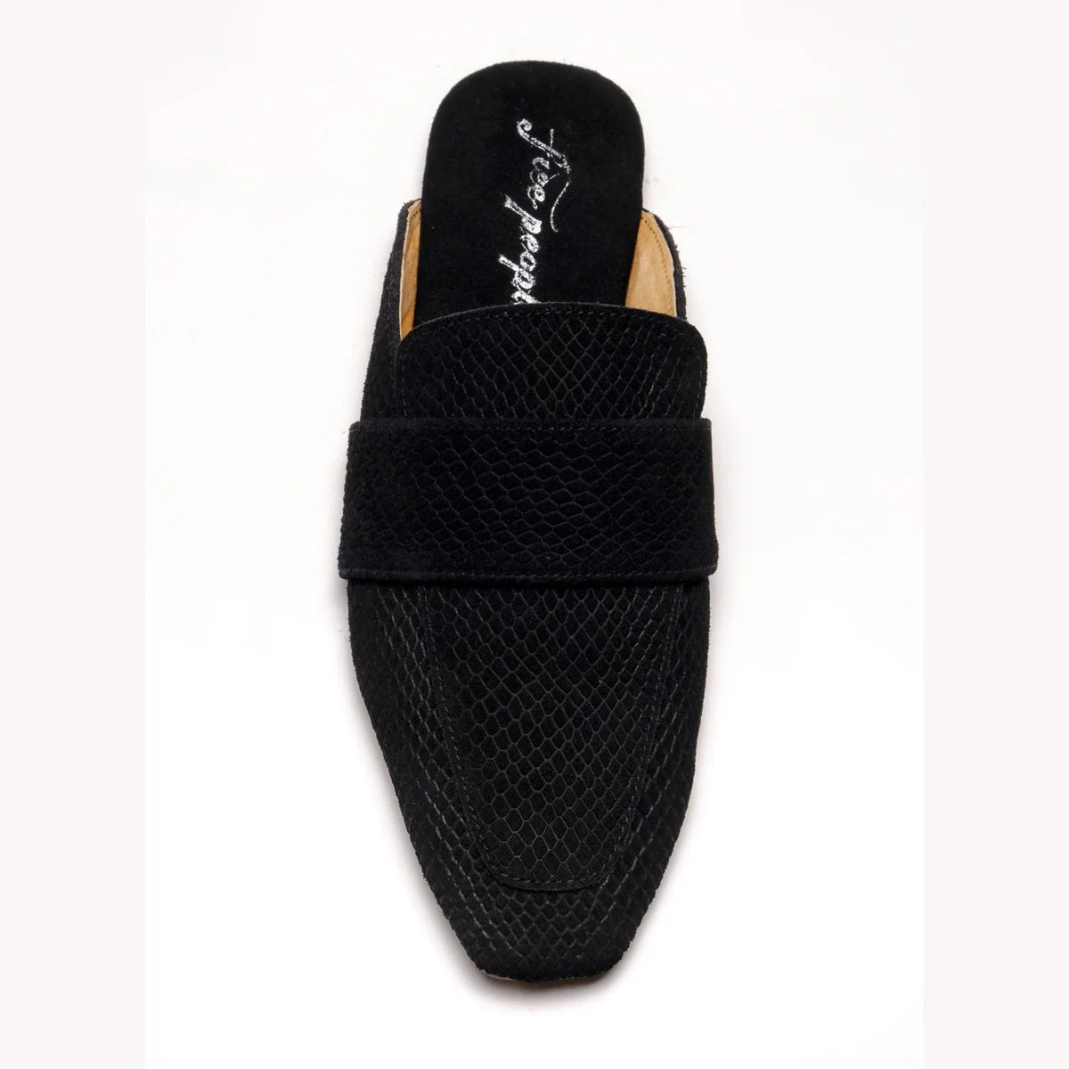 At Ease Suede Snack Embossed Loafer