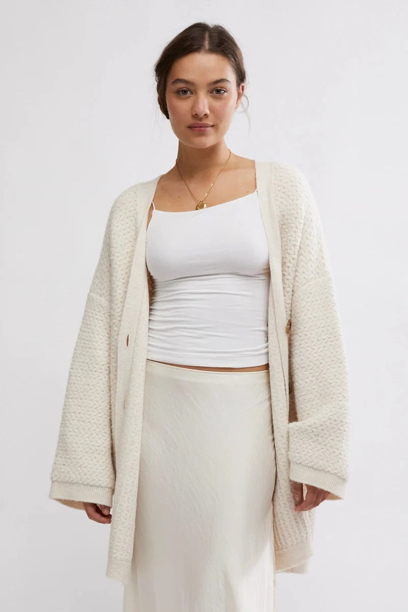 Free People Herringbone Stitch Kimono