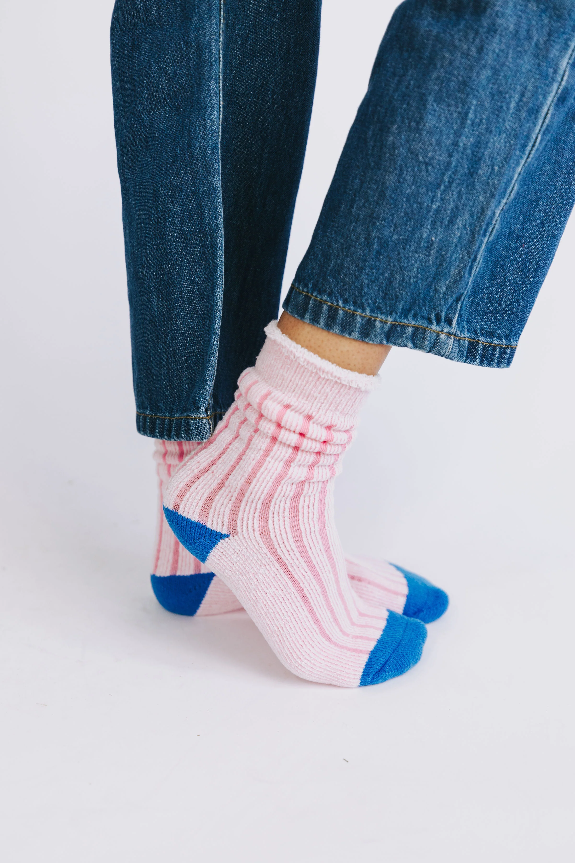 Free People Plush Inside Out Crew Socks