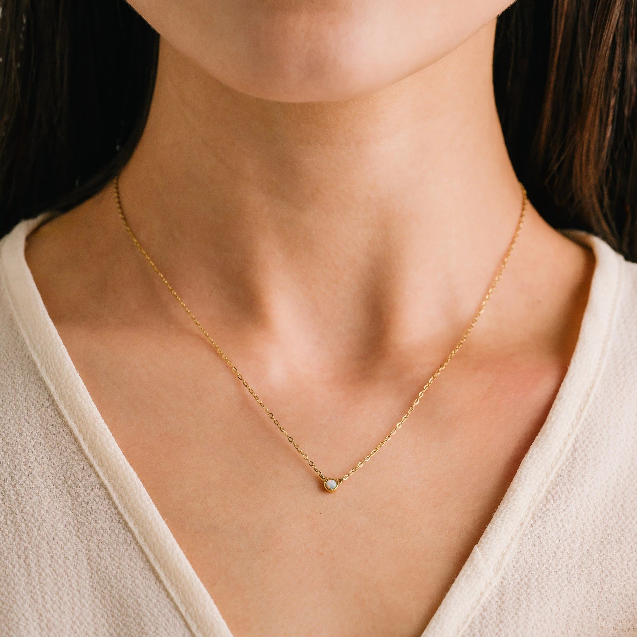 Opal Necklace - waterproof