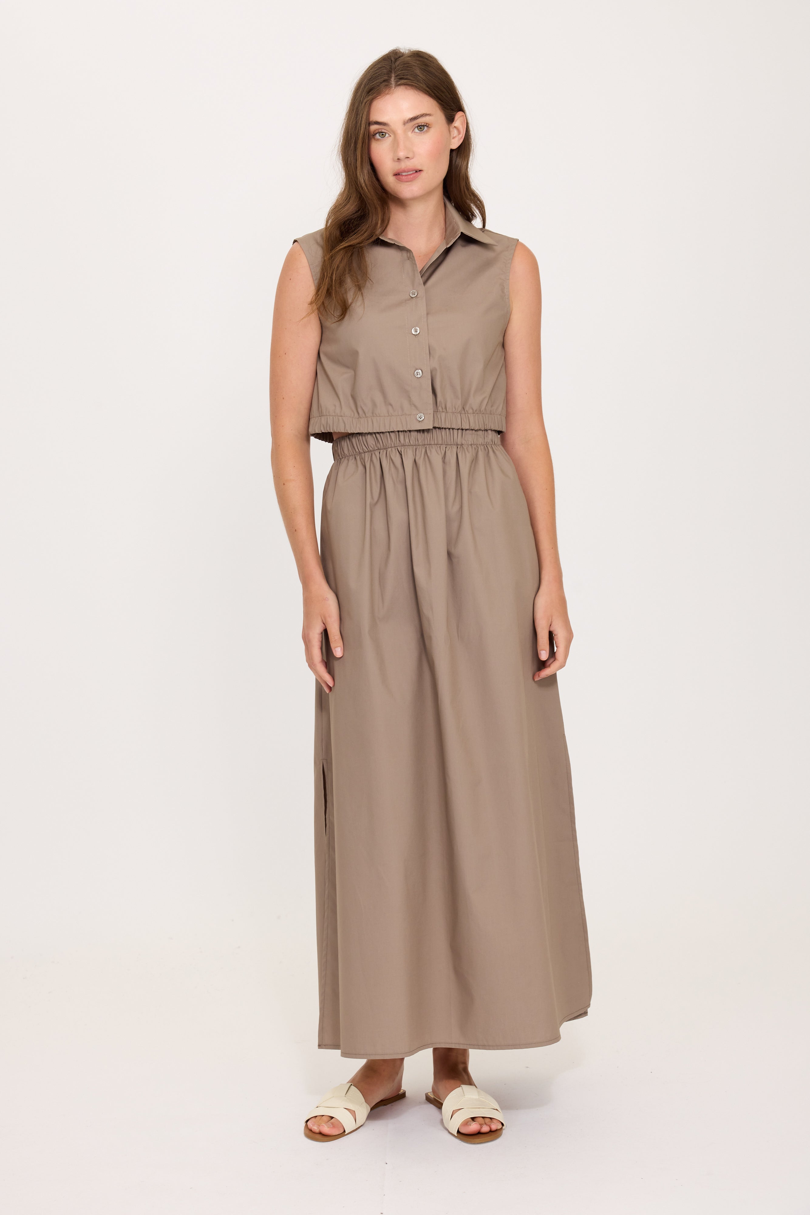 Poplin Cotton Vest Top