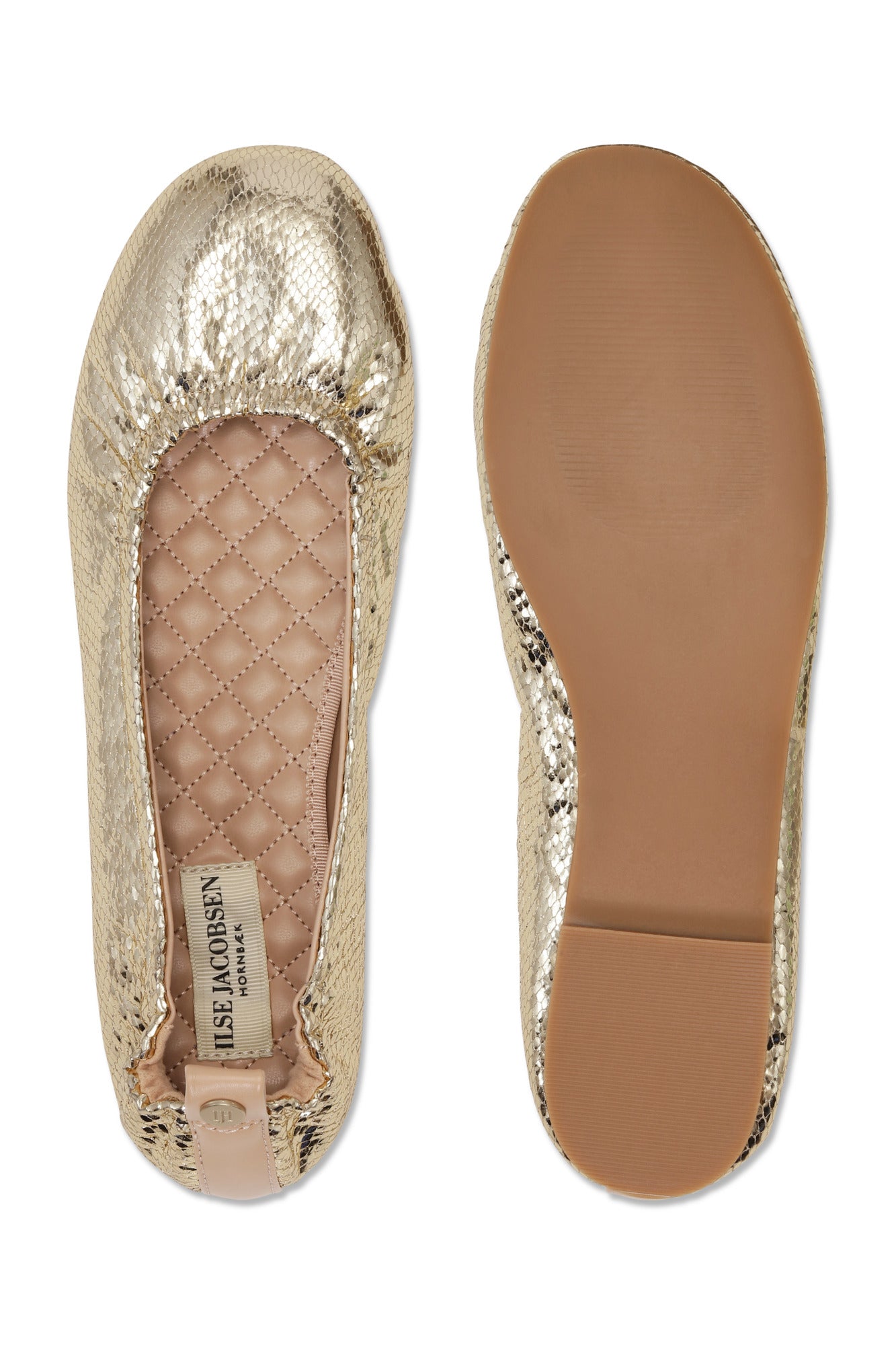 Ballerina Metallic Flats