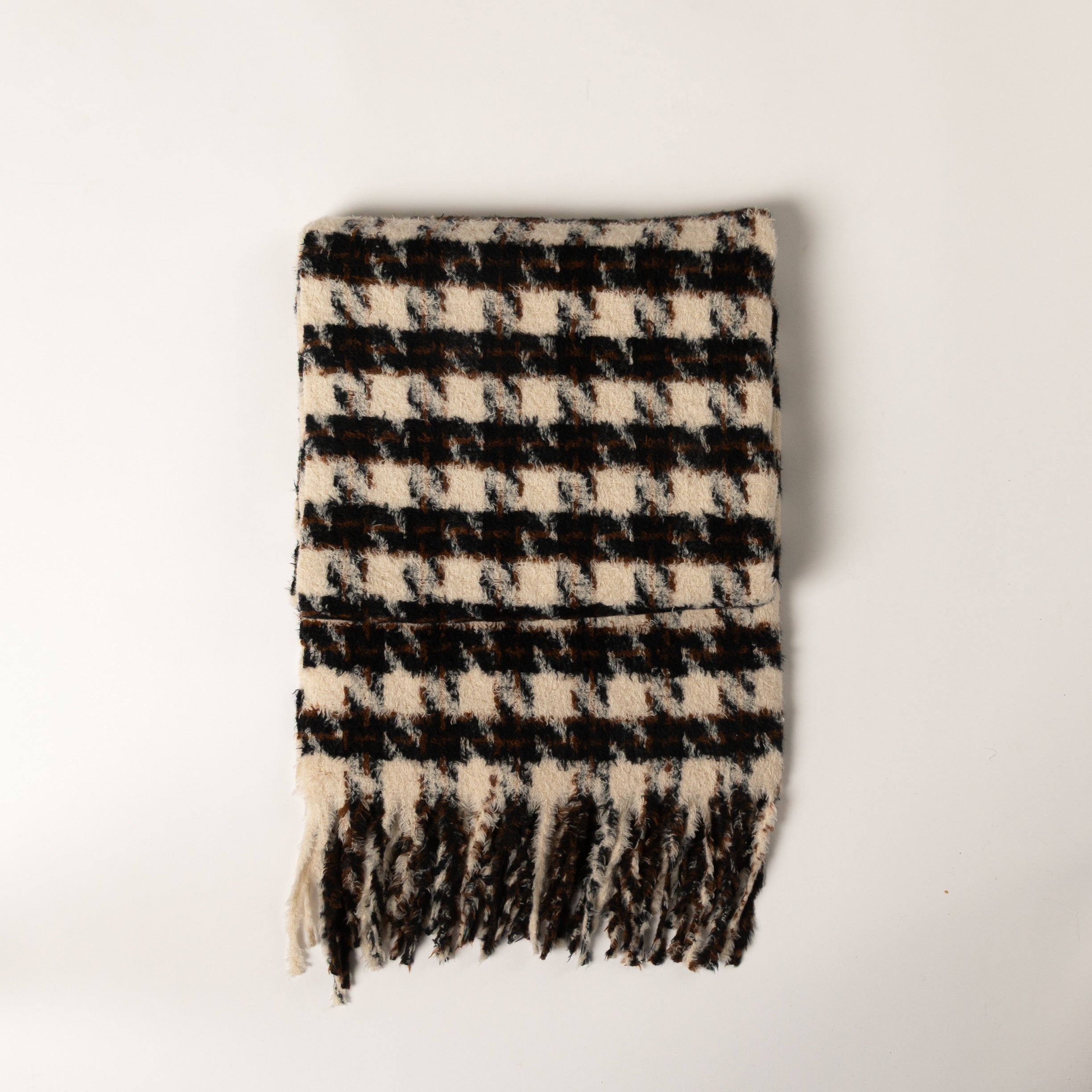 Houndstooth Soft Scarf