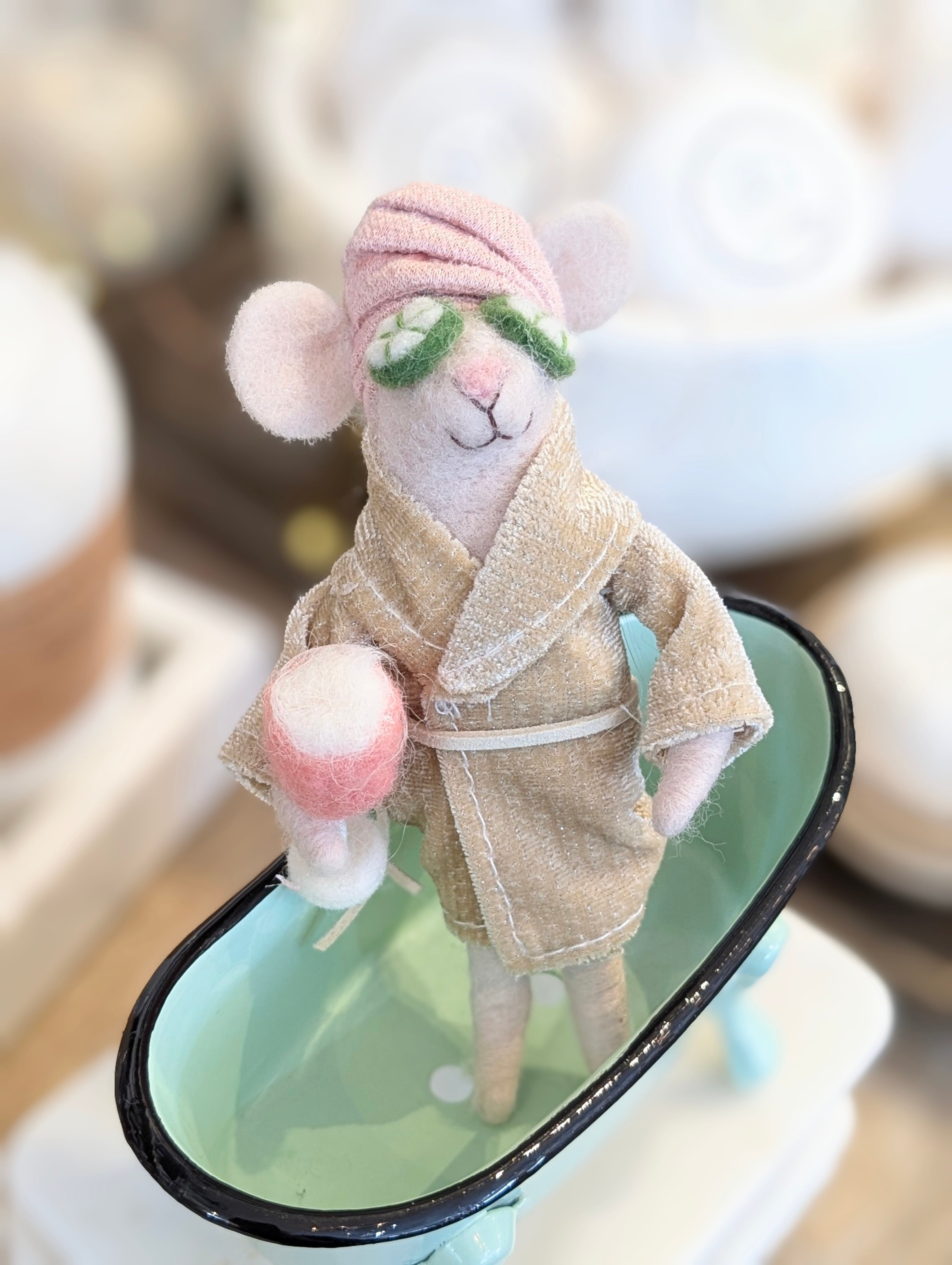 Spa Mouse Ornament