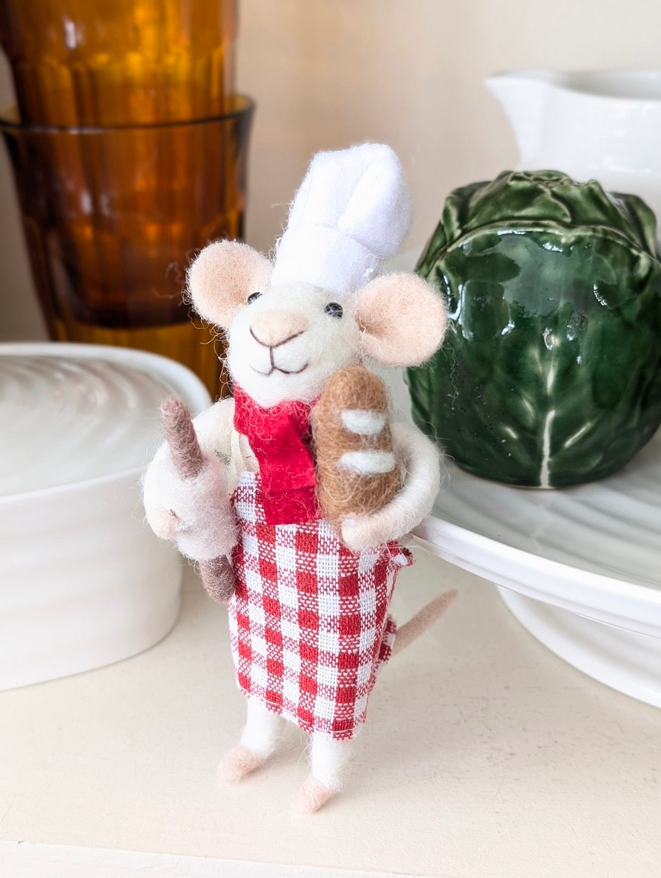 Pastry Chef Mouse Ornament