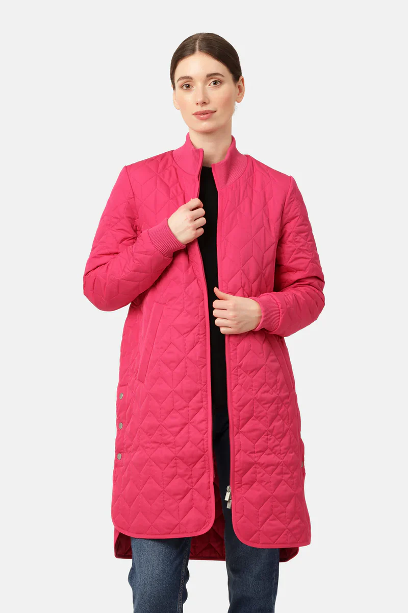 Ilse Jacobsen Long Quilted Coat ART06