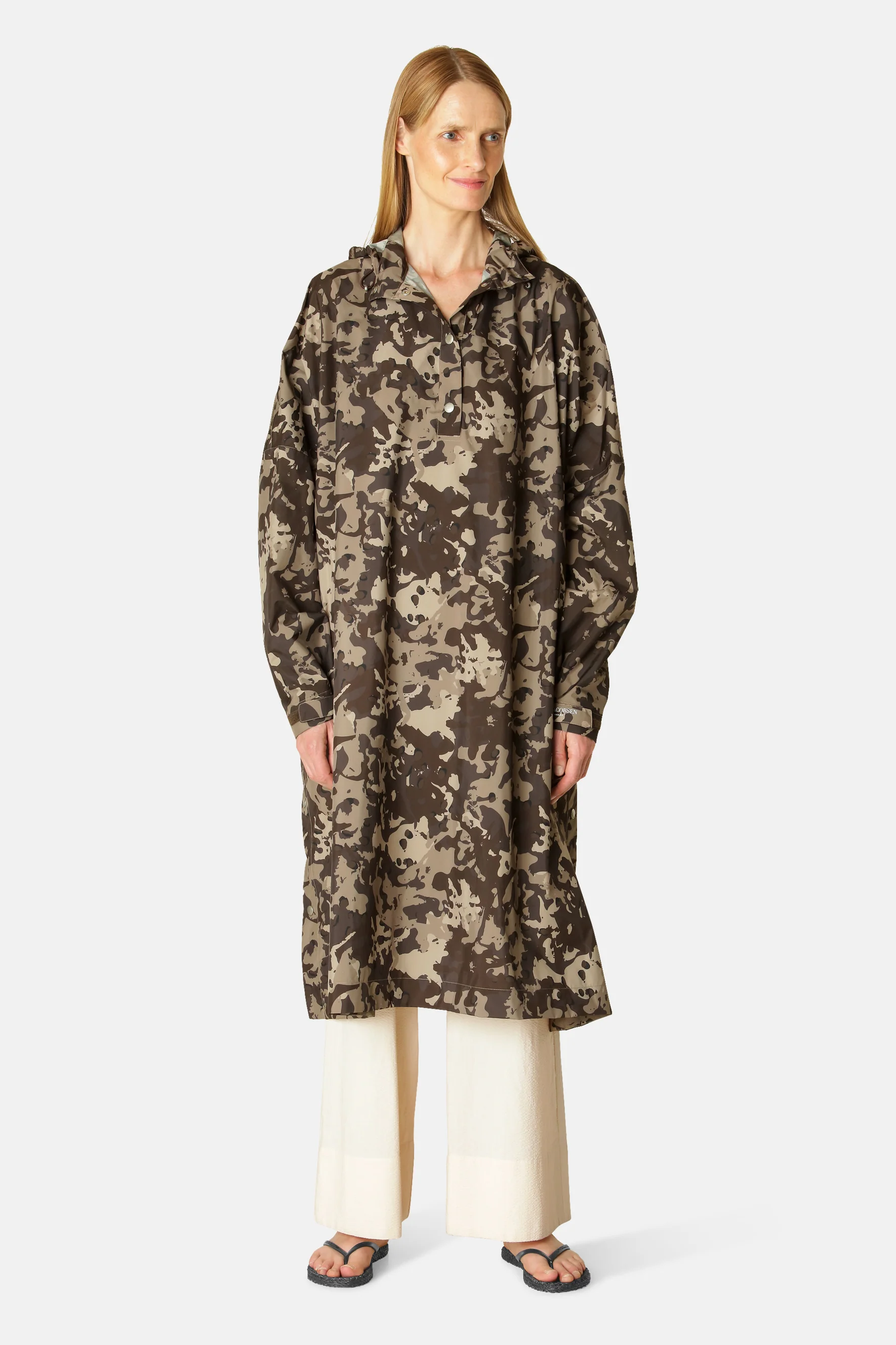 Ilse Jacobsen Poncho with Sleeves Rain221