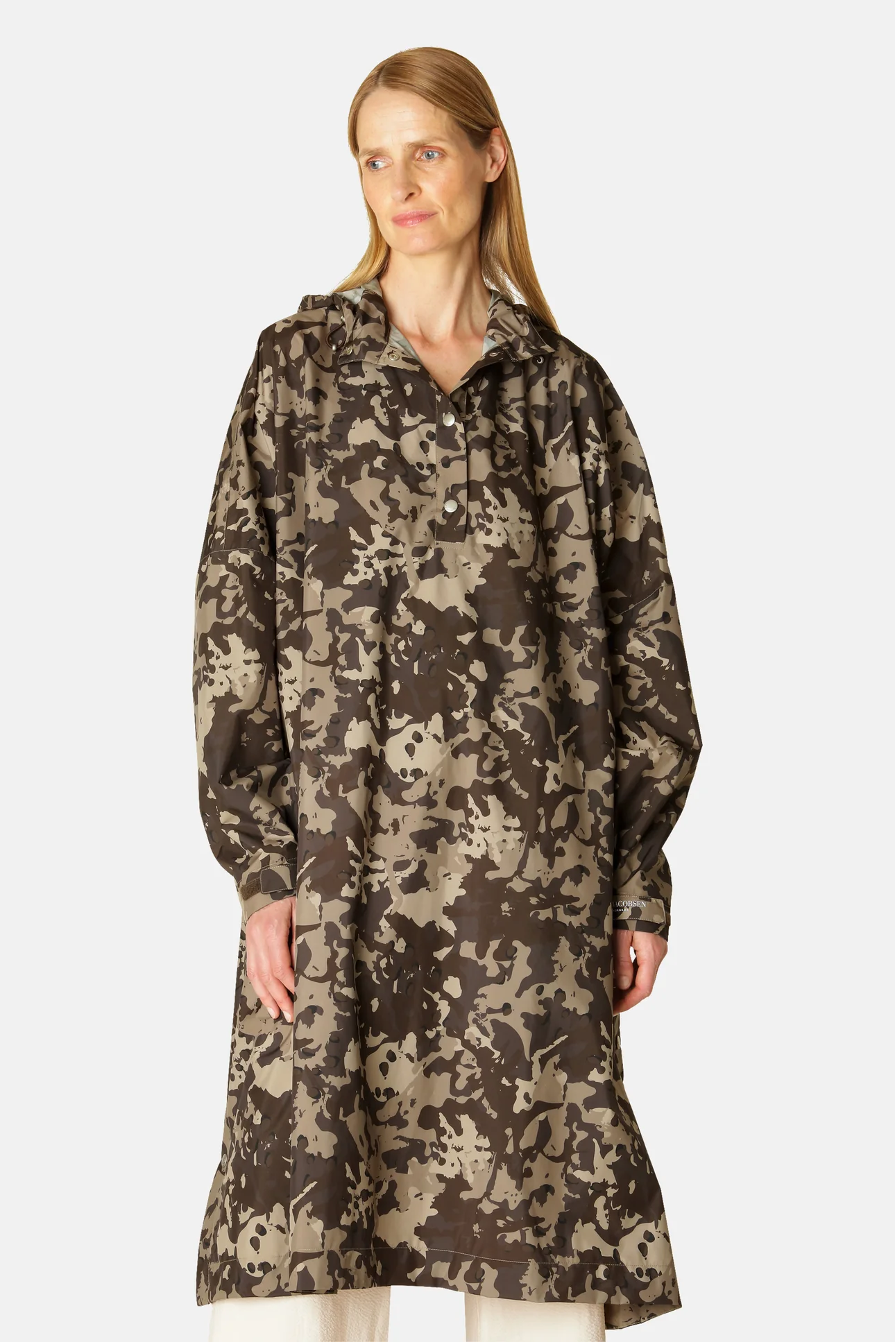 Ilse Jacobsen Poncho with Sleeves Rain221